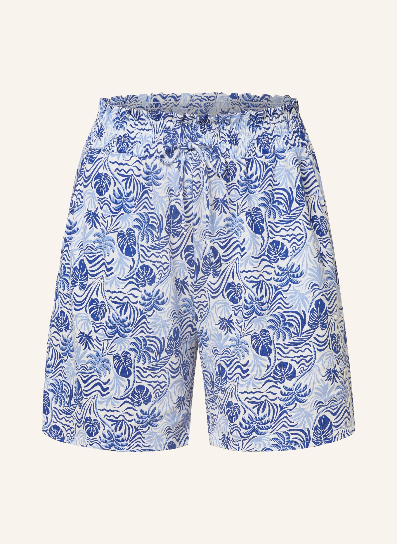 CALIDA Pajama shorts FAVOURITES ROSY, Color: WHITE/ BLUE/ LIGHT BLUE (Image 1)