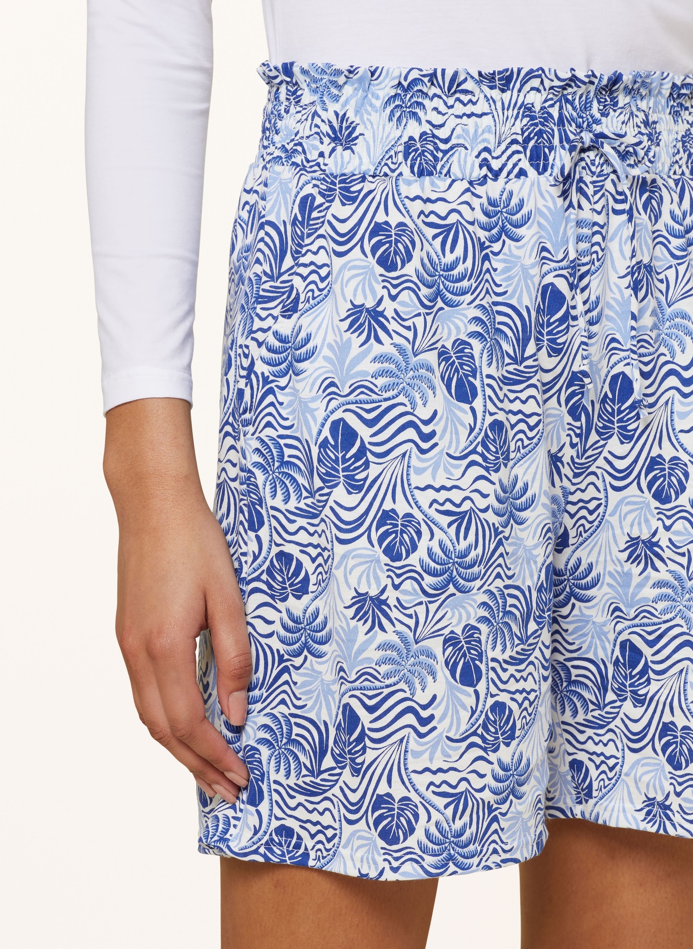 CALIDA Pajama shorts FAVOURITES ROSY, Color: WHITE/ BLUE/ LIGHT BLUE (Image 5)