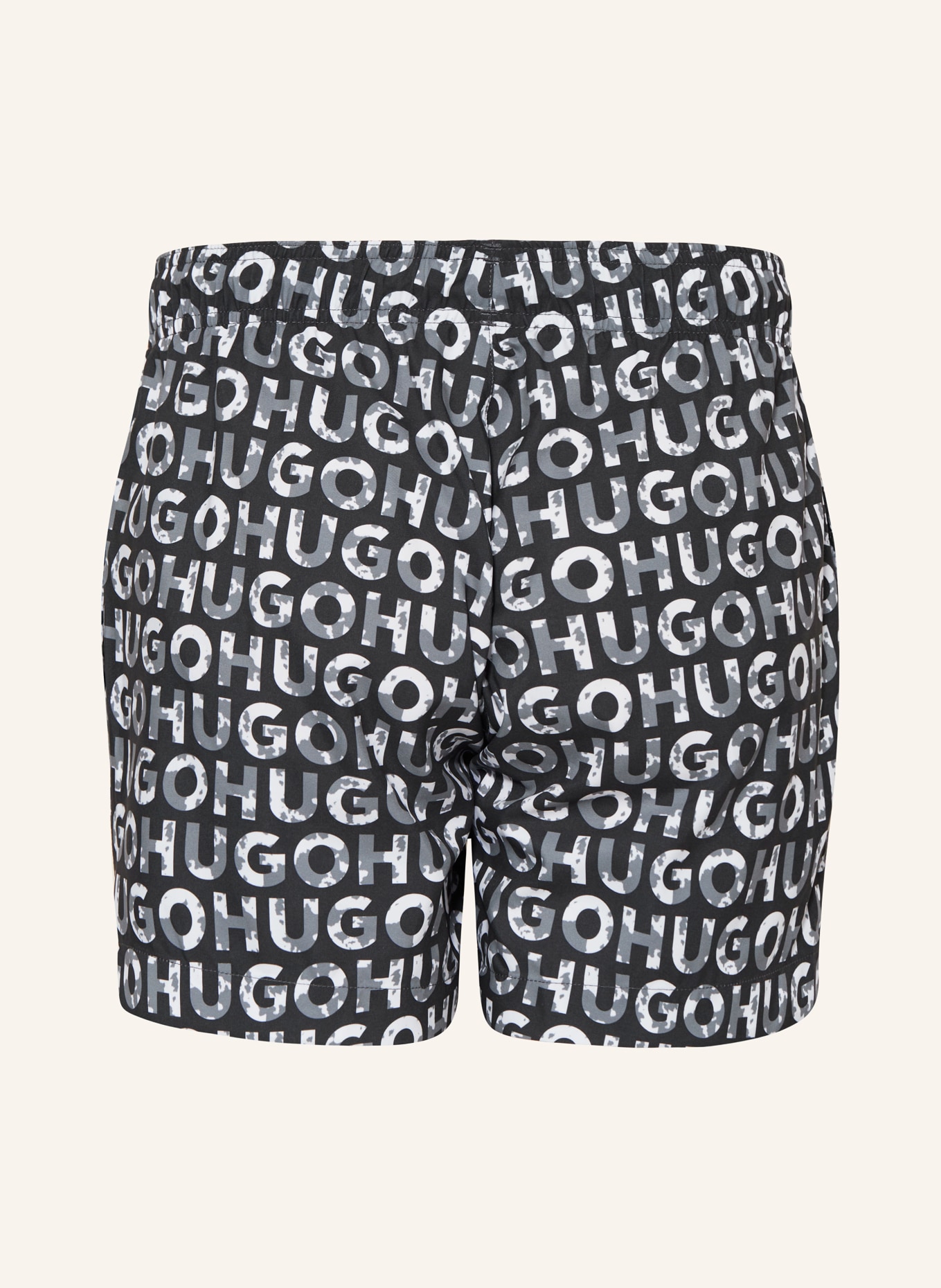 HUGO Swim shorts TORTUGA, Color: BLACK/ GRAY/ WHITE (Image 2)