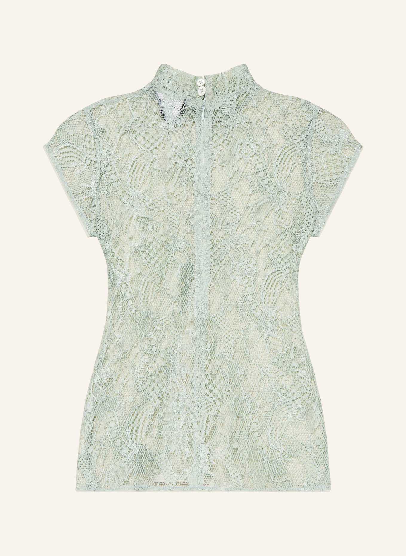 KINGA MATHE Dirndl blouse CHARLOTTE made of lace, Color: MINT (Image 2)