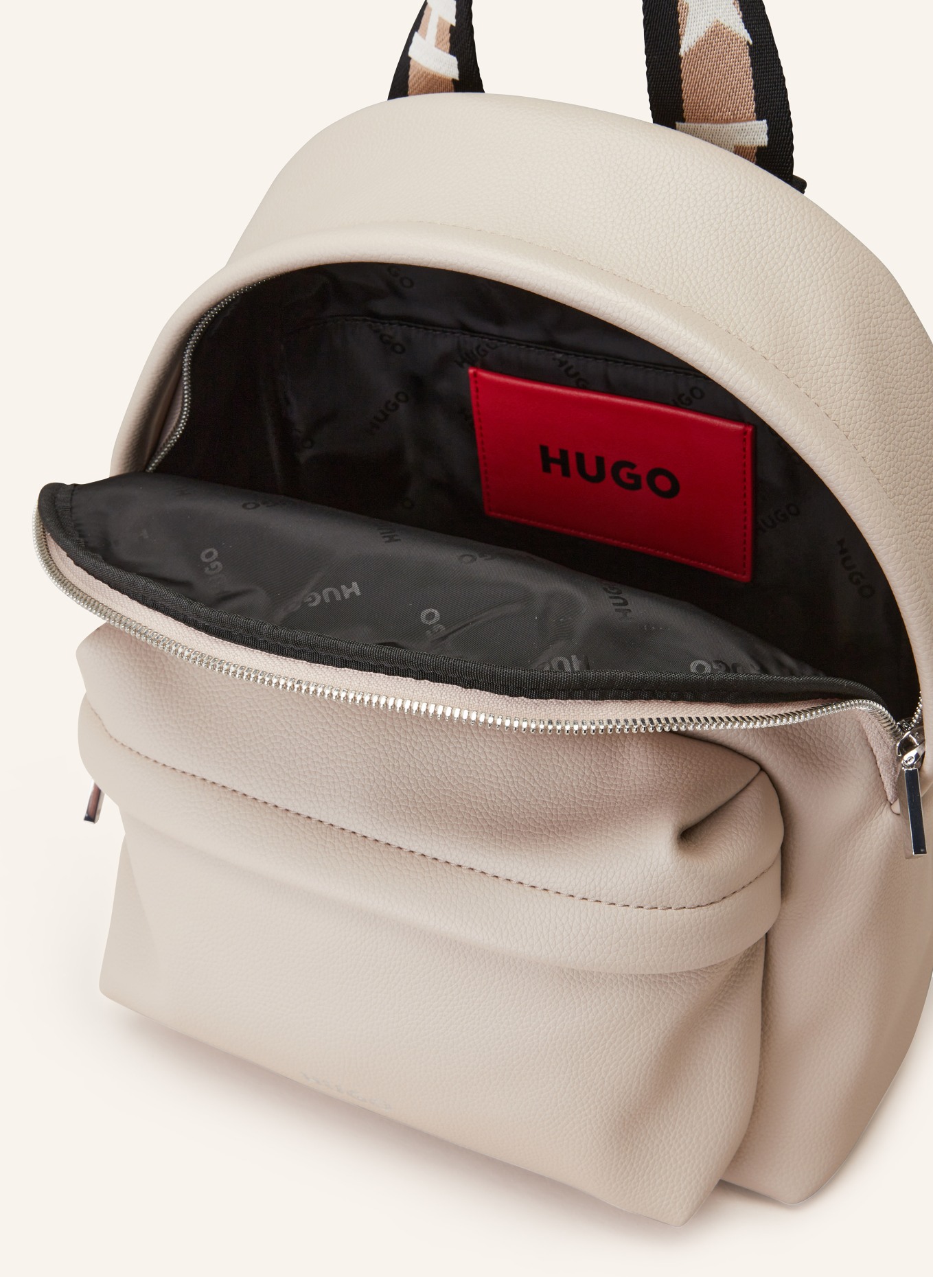 HUGO Backpack BEL, Color: TAUPE (Image 3)
