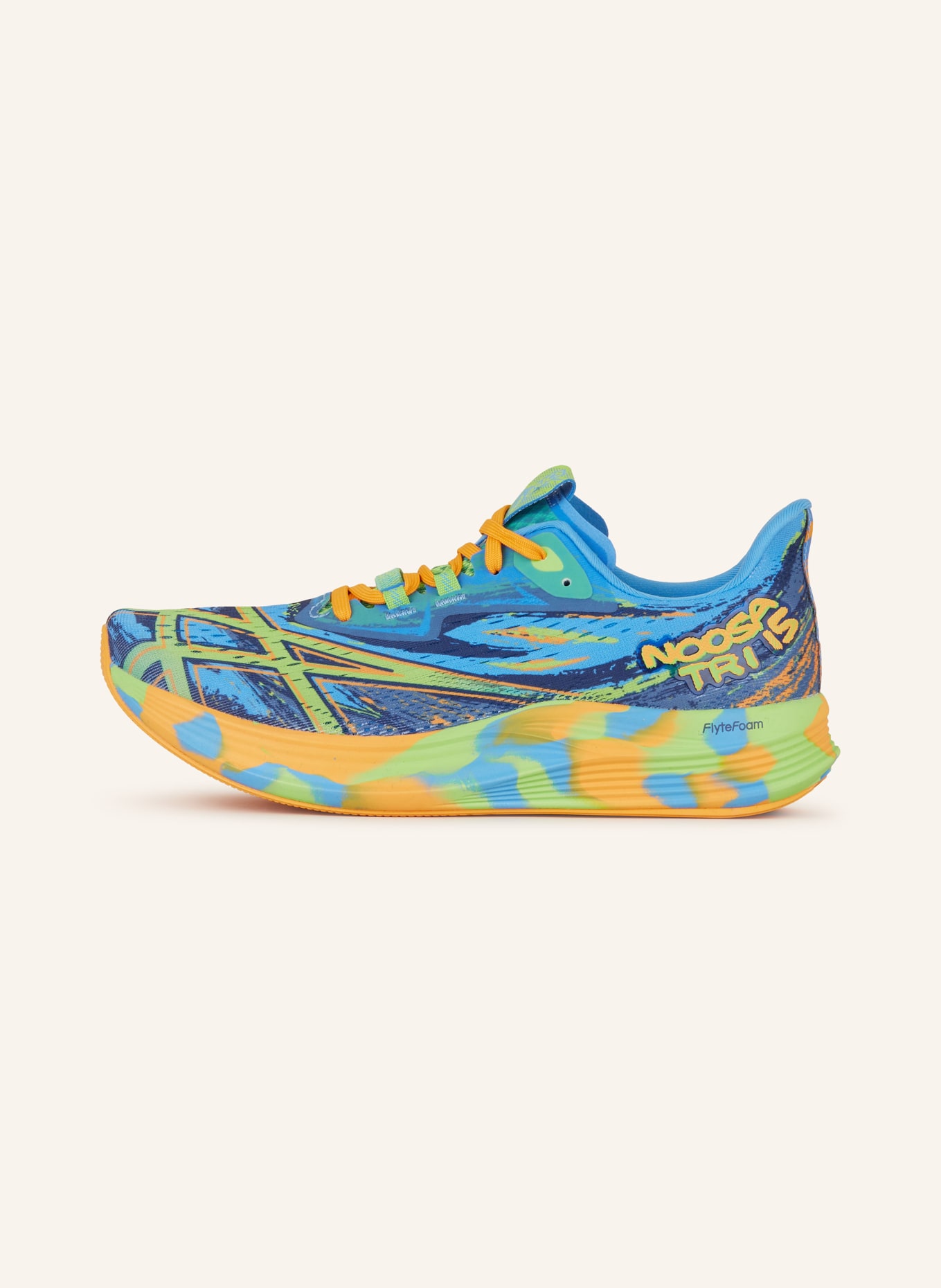 ASICS Running shoes NOOSA TRI™ 15, Color: BLUE/ ORANGE/ LIGHT GREEN (Image 4)