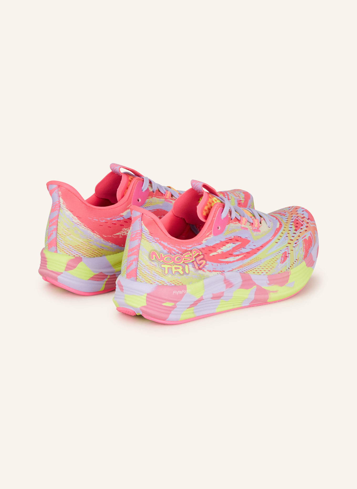 ASICS Running shoes NOOSA TRI™ 15, Color: NEON PINK/ LIGHT PURPLE/ NEON YELLOW (Image 2)