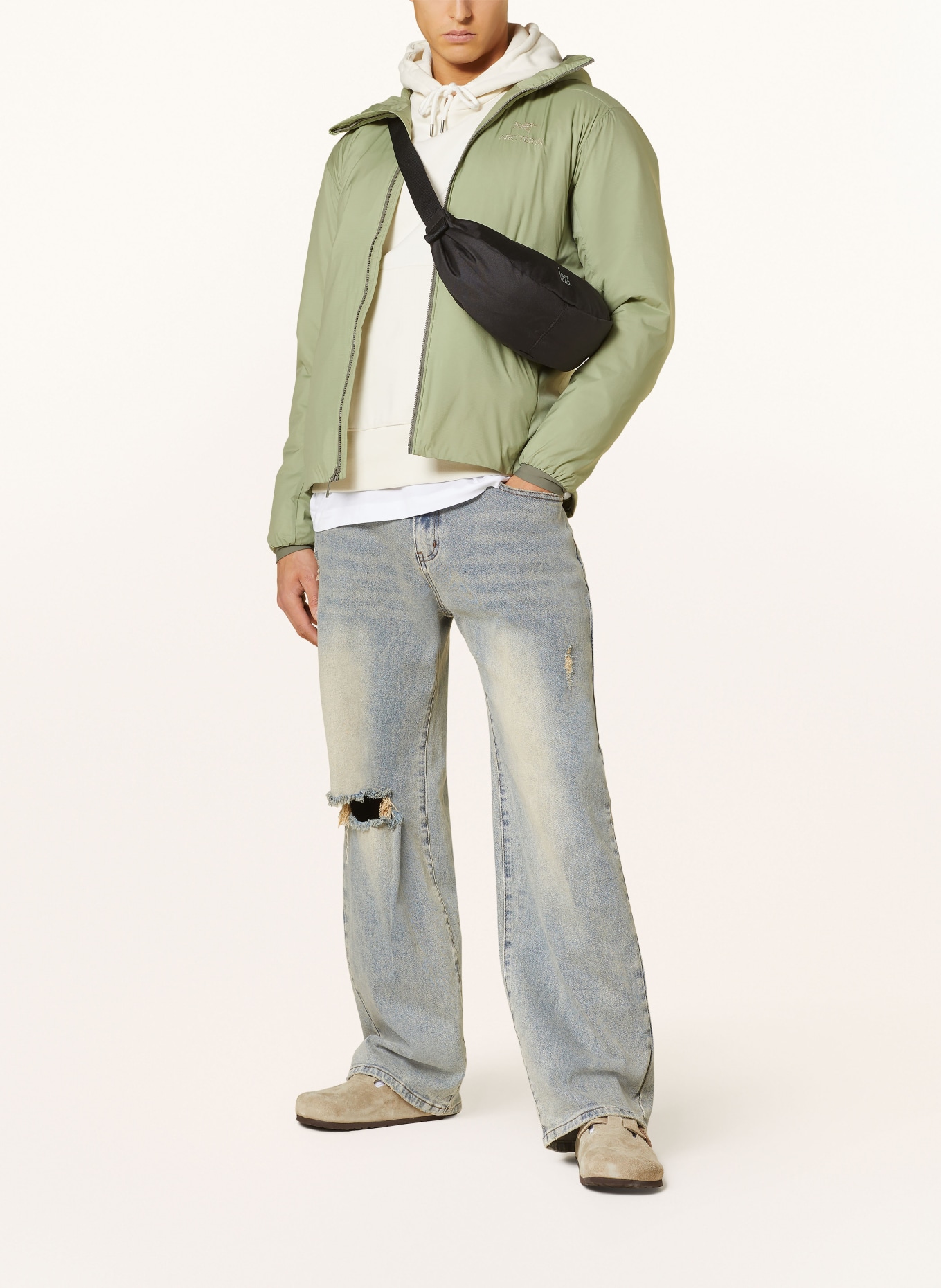 ARC'TERYX Outdoor jacket ATOM, Color: OLIVE (Image 2)