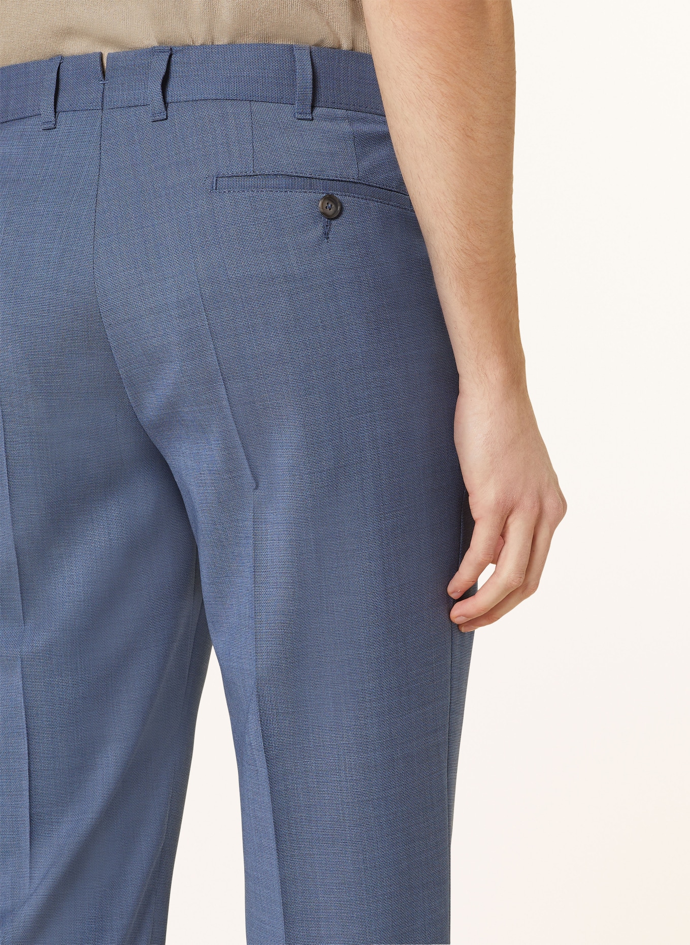 EDUARD DRESSLER Oblekové kalhoty Slim Fit, Barva: 036 hellblau (Obrázek 6)