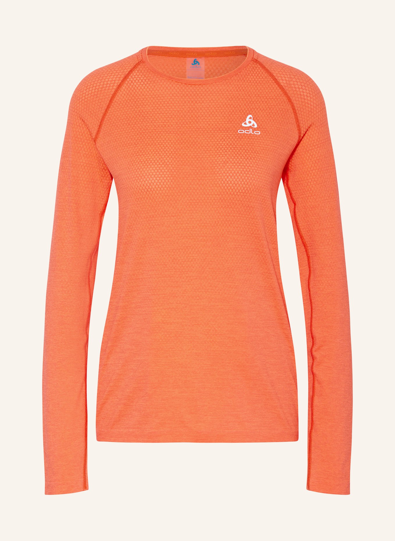 odlo Koszulka do biegania ESSENTIALS, Kolor: JASKRAWY POMARAŃCZOWY (Obrazek 1)