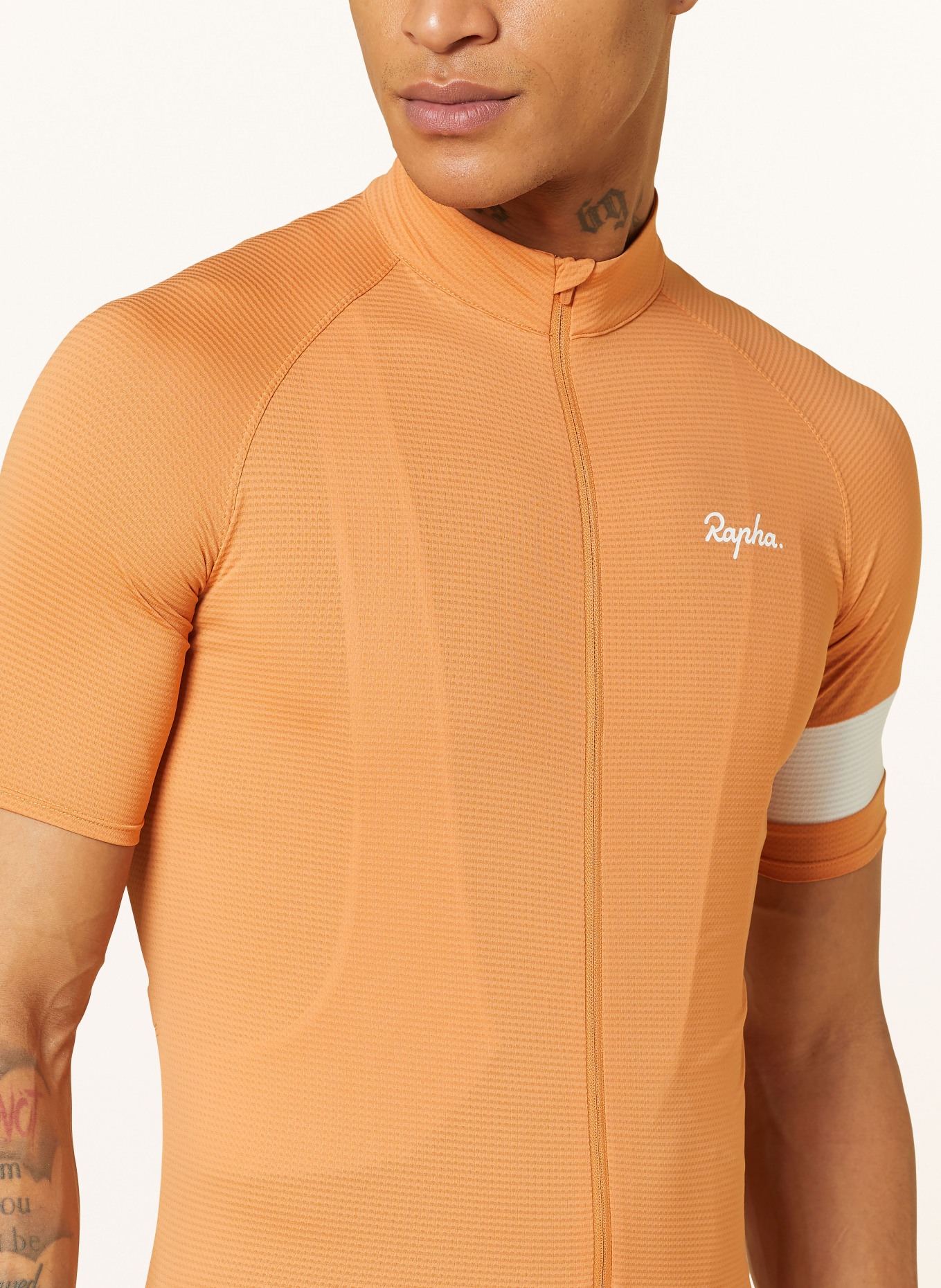 Rapha Cycling jersey CORE LIGHTWEIGHT JERSEY, Color: ORANGE (Image 4)