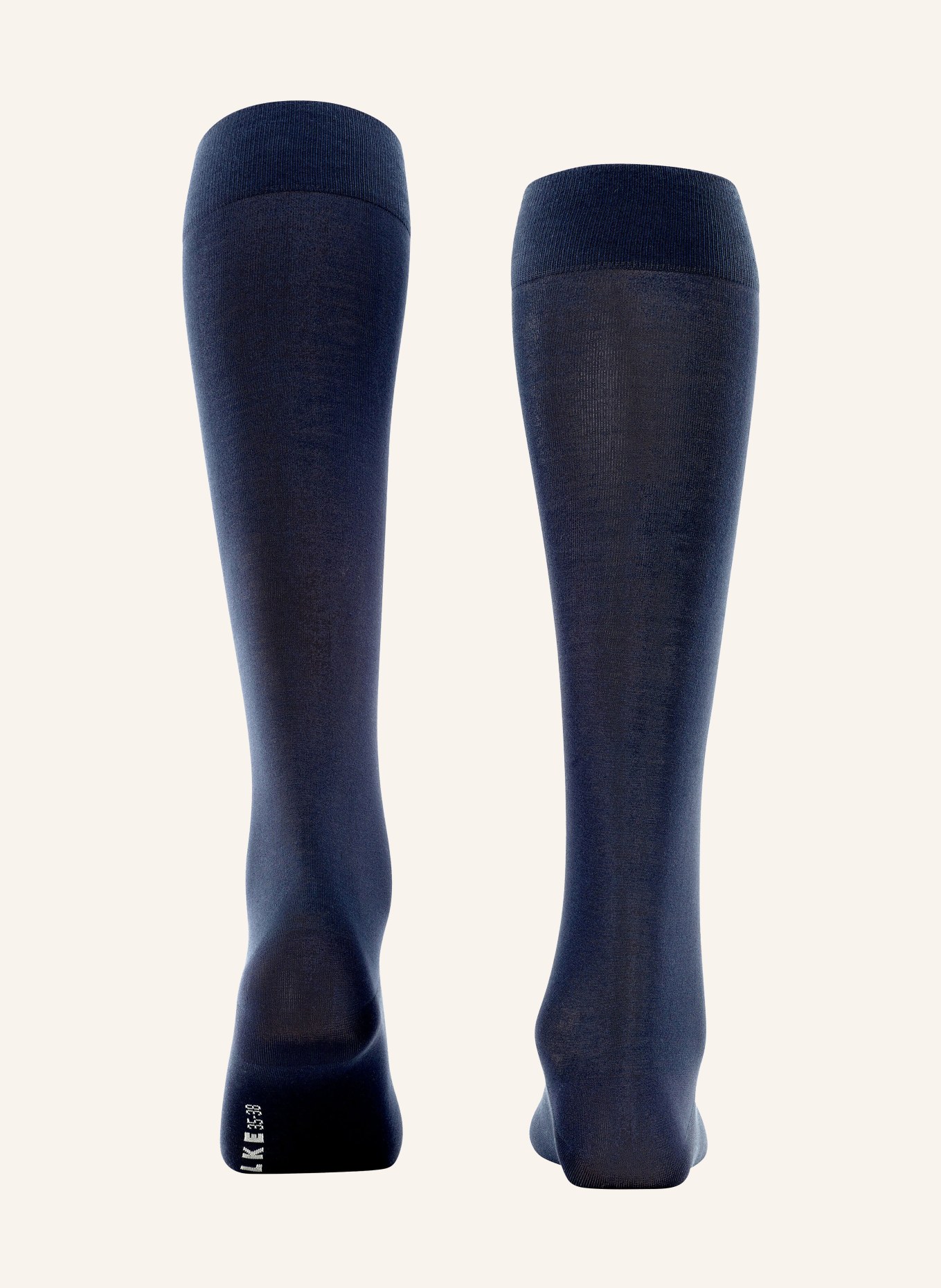 FALKE Kniestrümpfe COTTON TOUCH: 6370 DARK NAVY