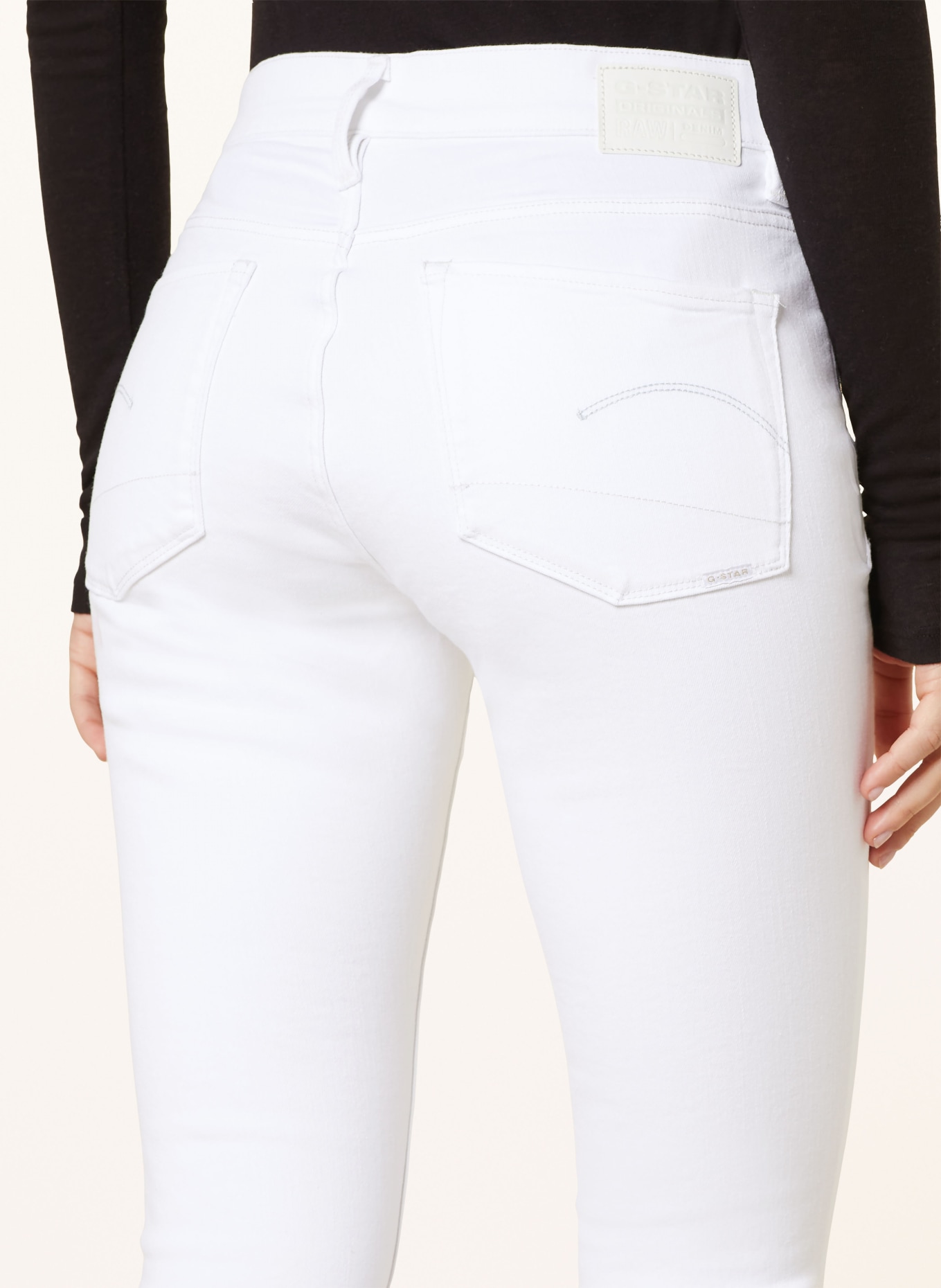 G-Star RAW Skinny Jeans, Farbe: G547 paper white gd (Bild 5)