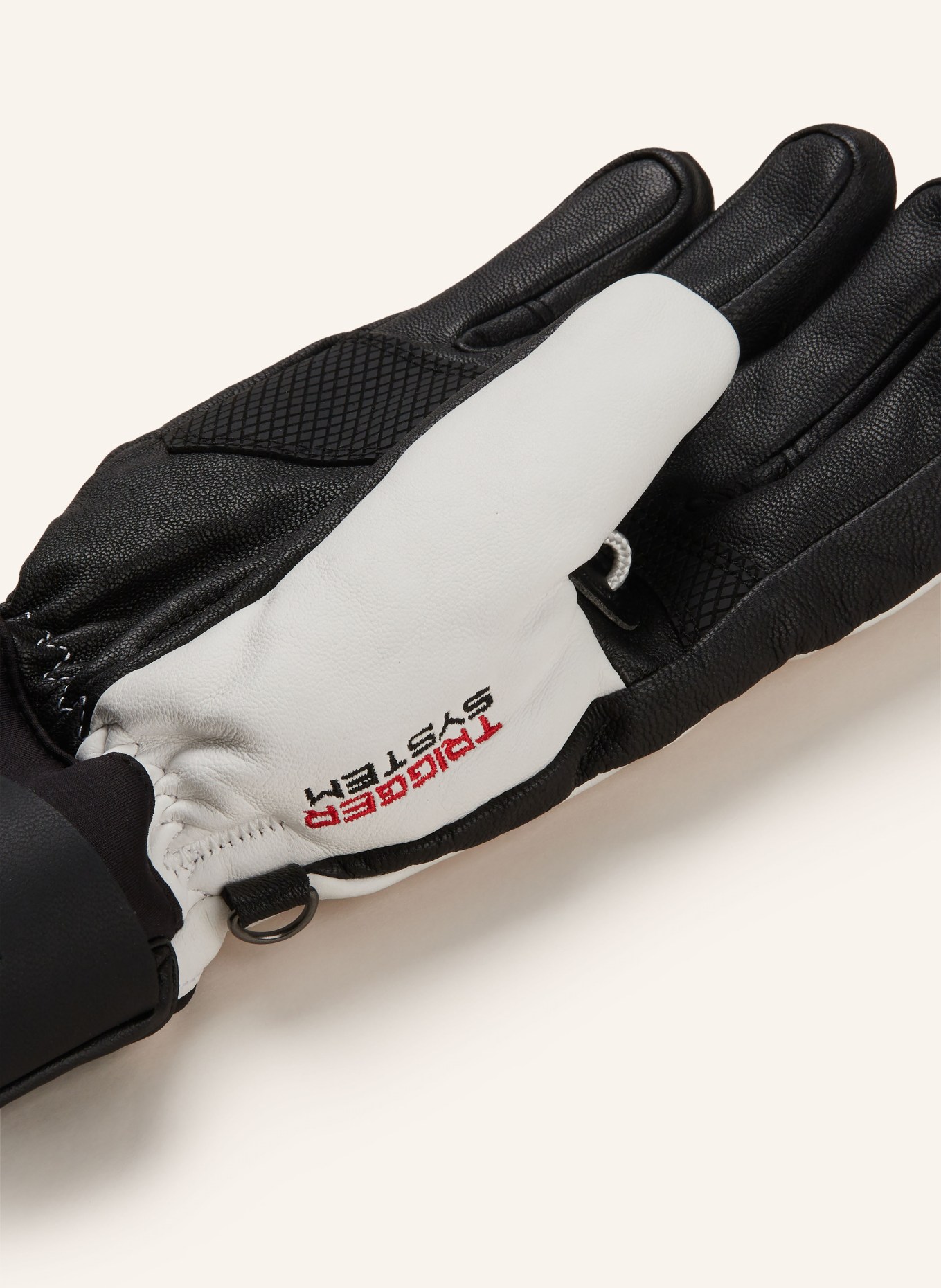 LEKI Ski gloves GRIFFIN 3D, Color: WHITE/ BLACK (Image 2)