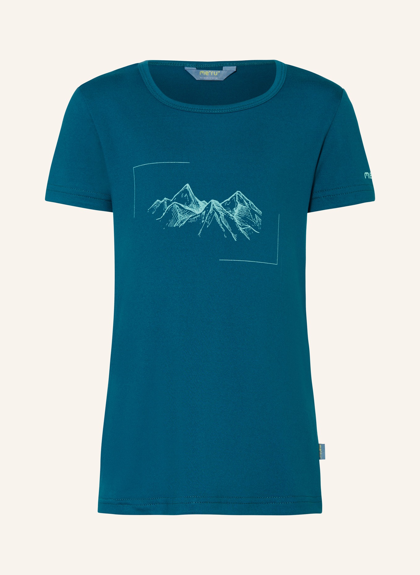me°ru' T-Shirt LOS ANDES, Farbe: PETROL (Bild 1)