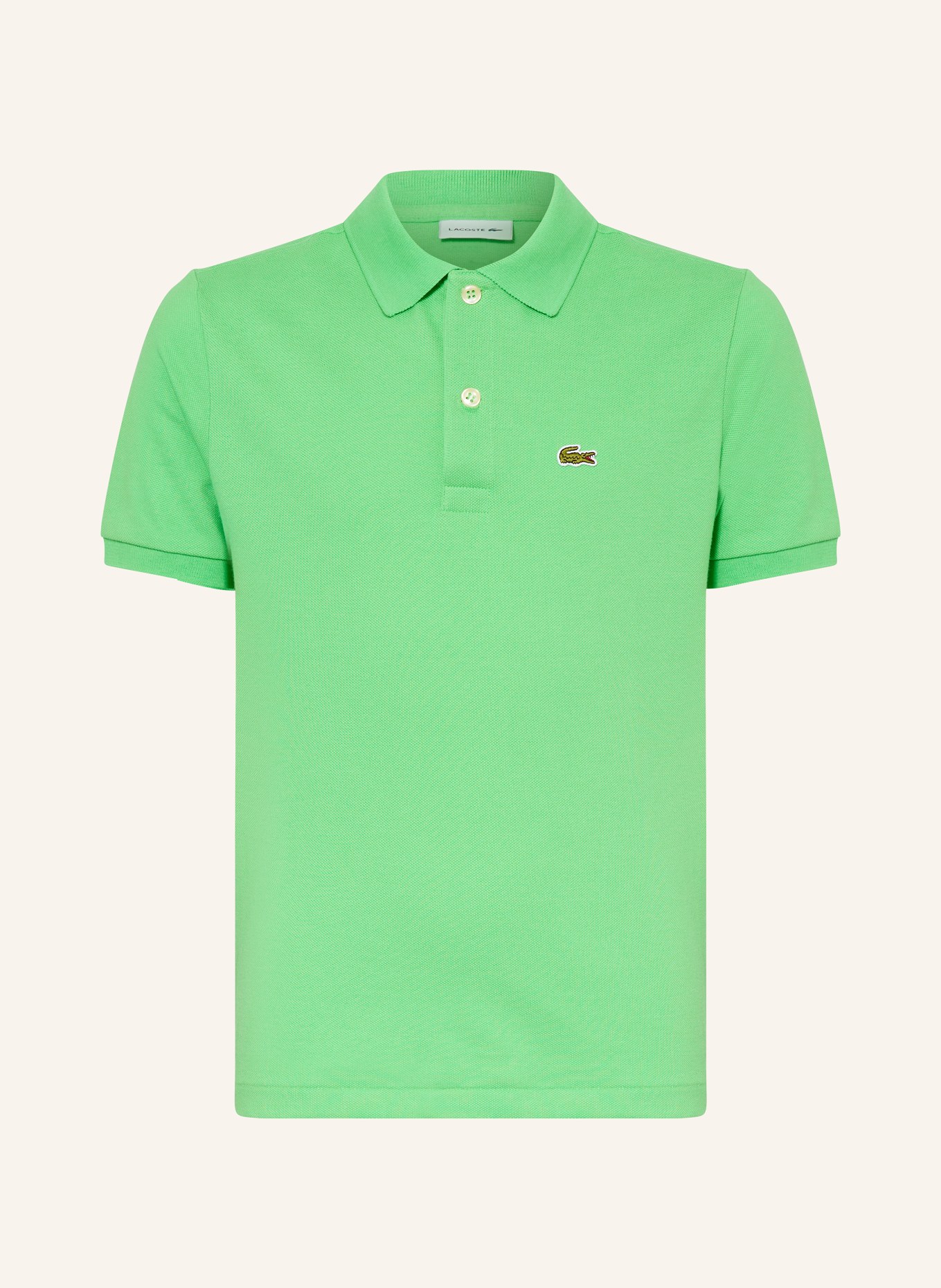 LACOSTE Piqué-Poloshirt, Farbe: HELLGRÜN (Bild 1)