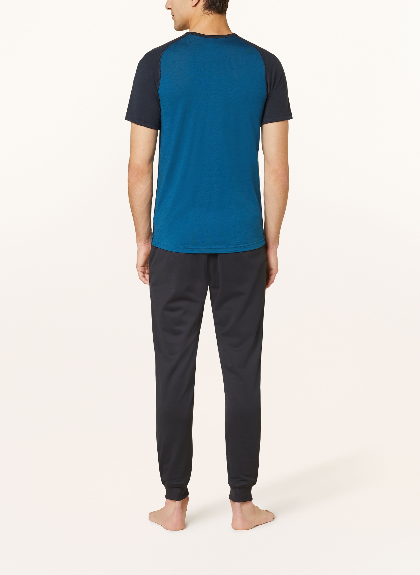 DEVOLD Functional underwear shirt JAKTA in merino wool, Color: BLUE/ DARK BLUE (Image 3)