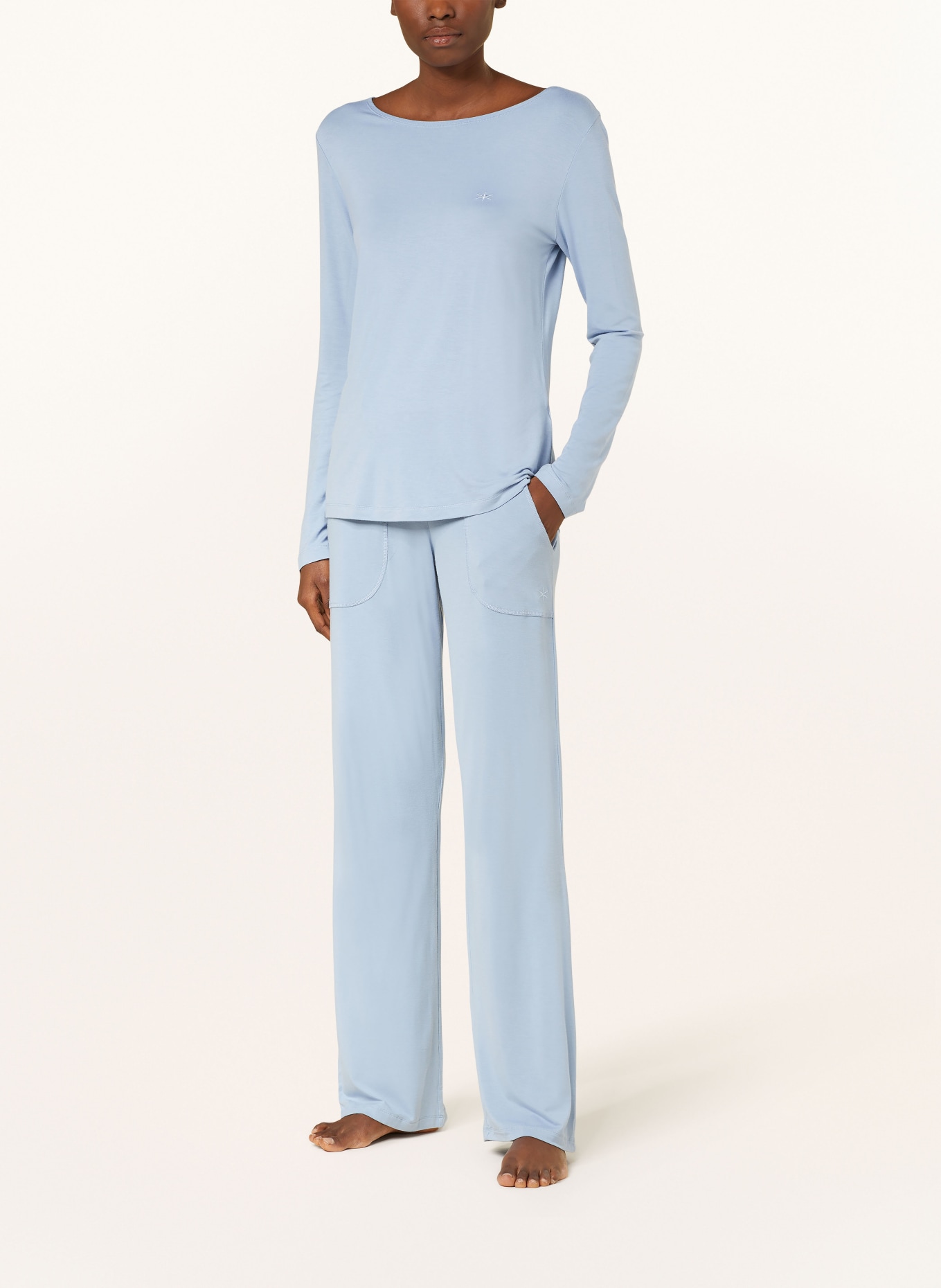 Juvia Spodnie od piżamy, Kolor: JASNONIEBIESKI (Obrazek 2)