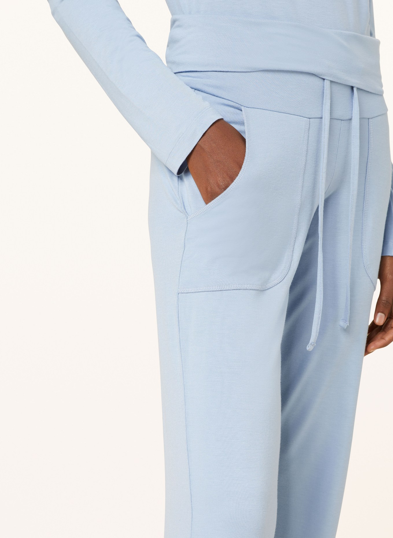 Juvia Pajama pants, Color: LIGHT BLUE (Image 5)