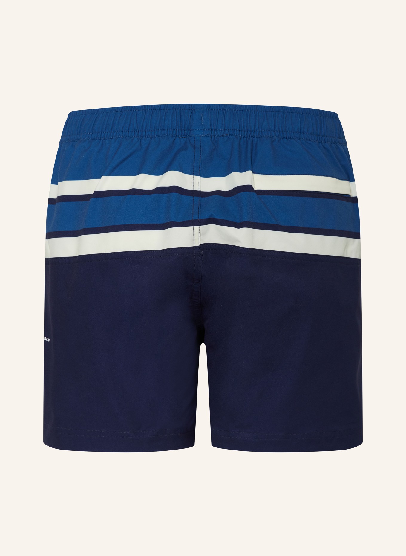 Marc O'Polo Swim shorts, Color: BLUE/ DARK BLUE/ CREAM (Image 2)