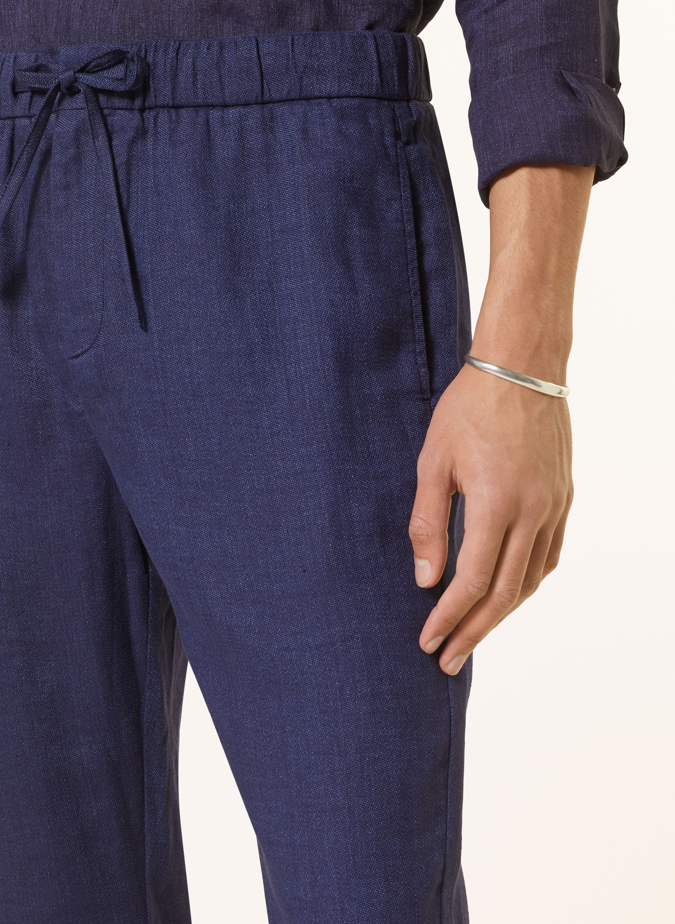 FRESCOBOL CARIOCA Chino OSCAR mit Leinen: DUNKELBLAU