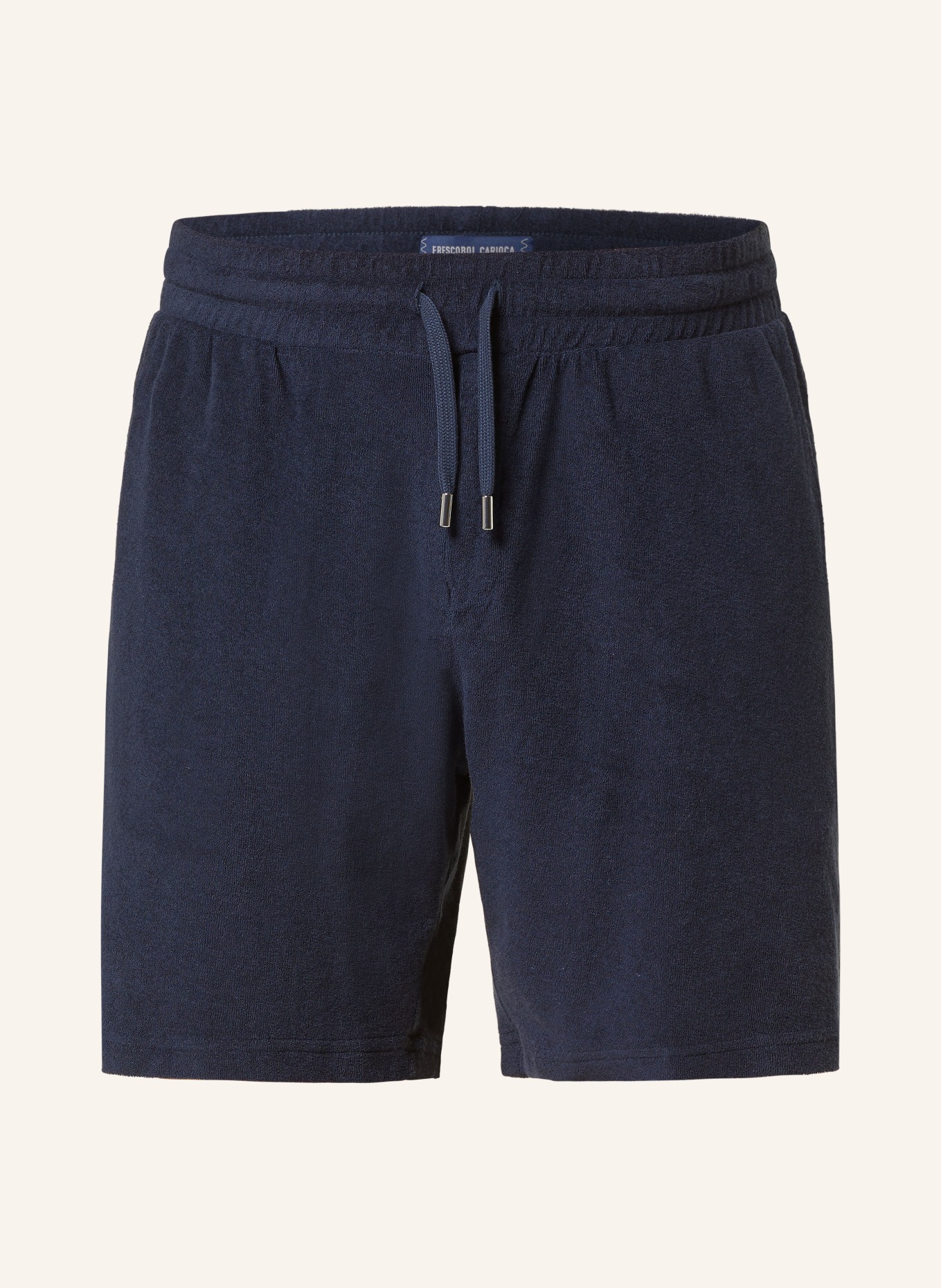 FRESCOBOL CARIOCA Terry cloth shorts AUGUSTO, Color: DARK BLUE (Image 1)