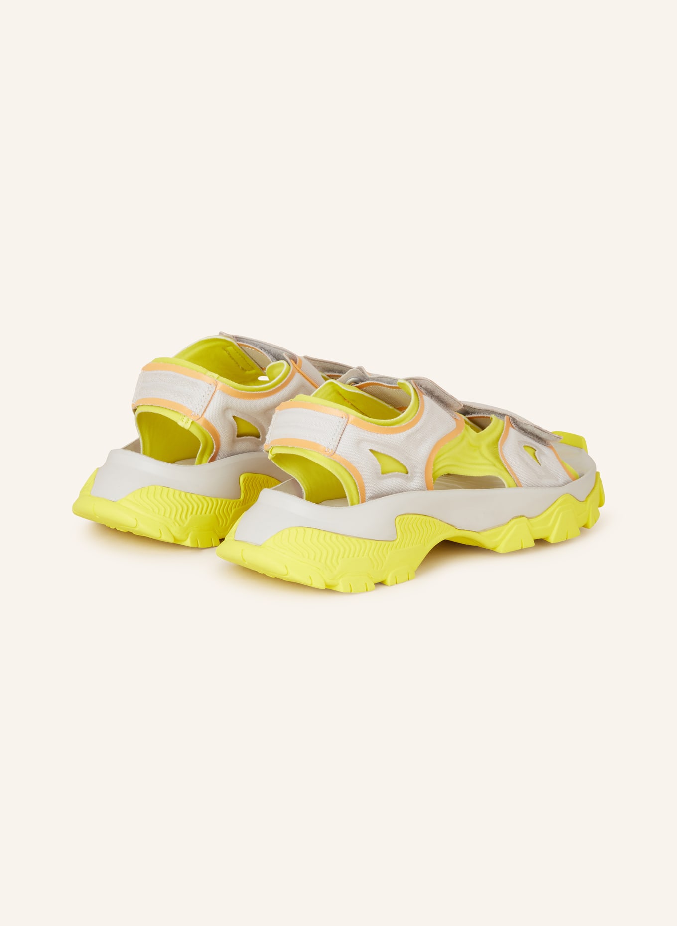 adidas by Stella McCartney Sandals HIKA, Color: LIGHT GRAY/ ORANGE/ YELLOW (Image 2)