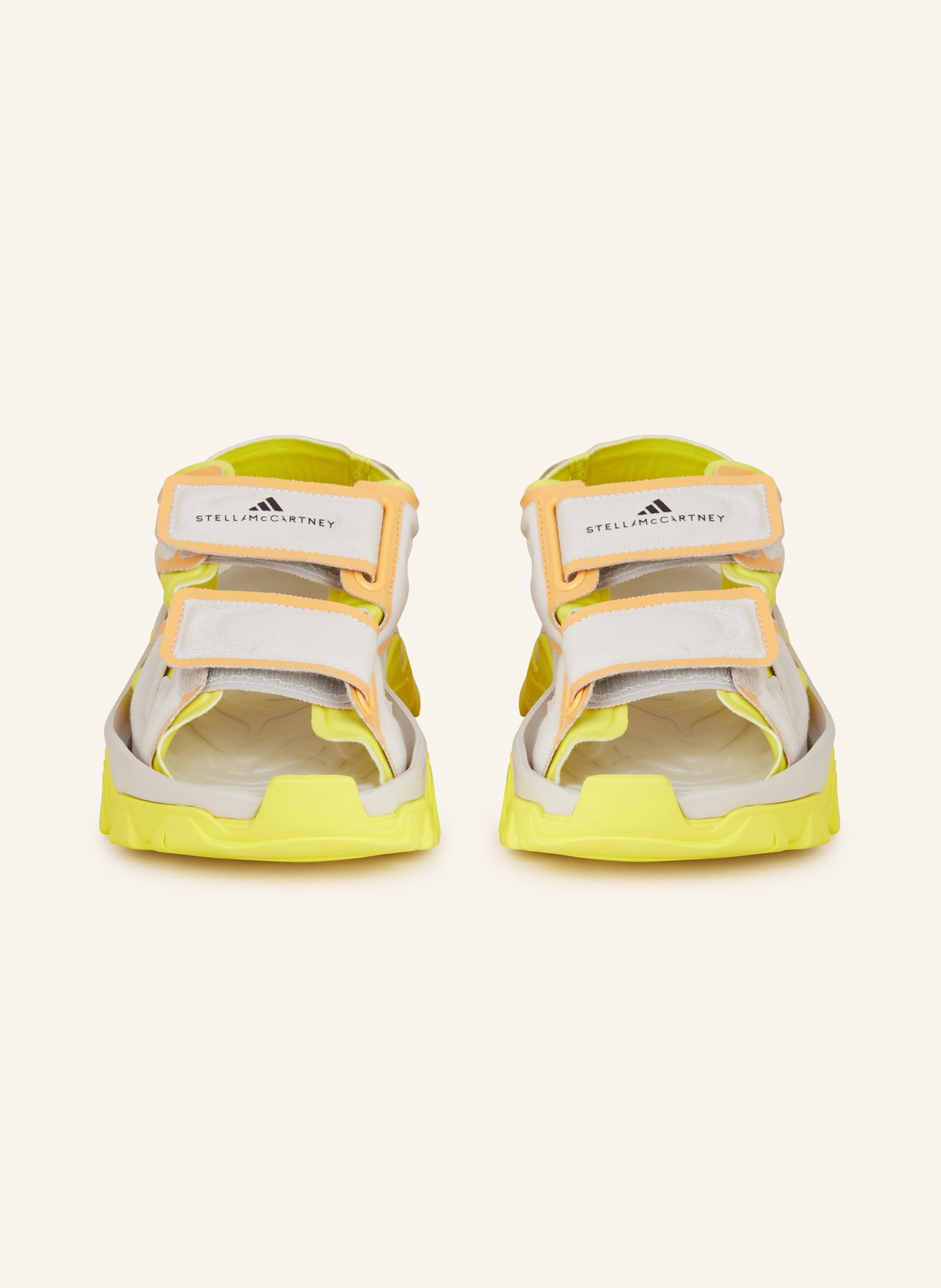 adidas by Stella McCartney Sandals HIKA, Color: LIGHT GRAY/ ORANGE/ YELLOW (Image 3)
