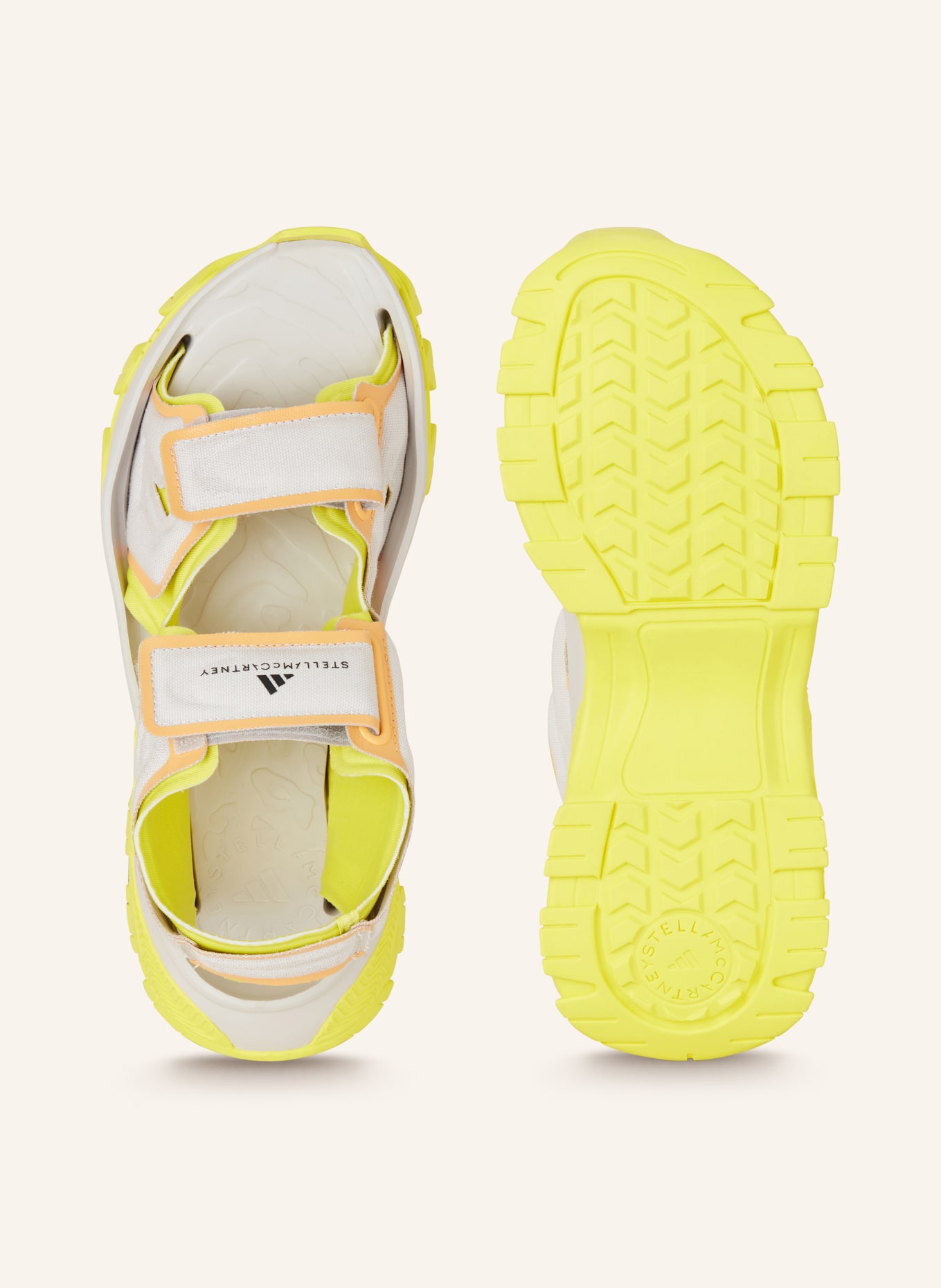 adidas by Stella McCartney Sandals HIKA, Color: LIGHT GRAY/ ORANGE/ YELLOW (Image 5)