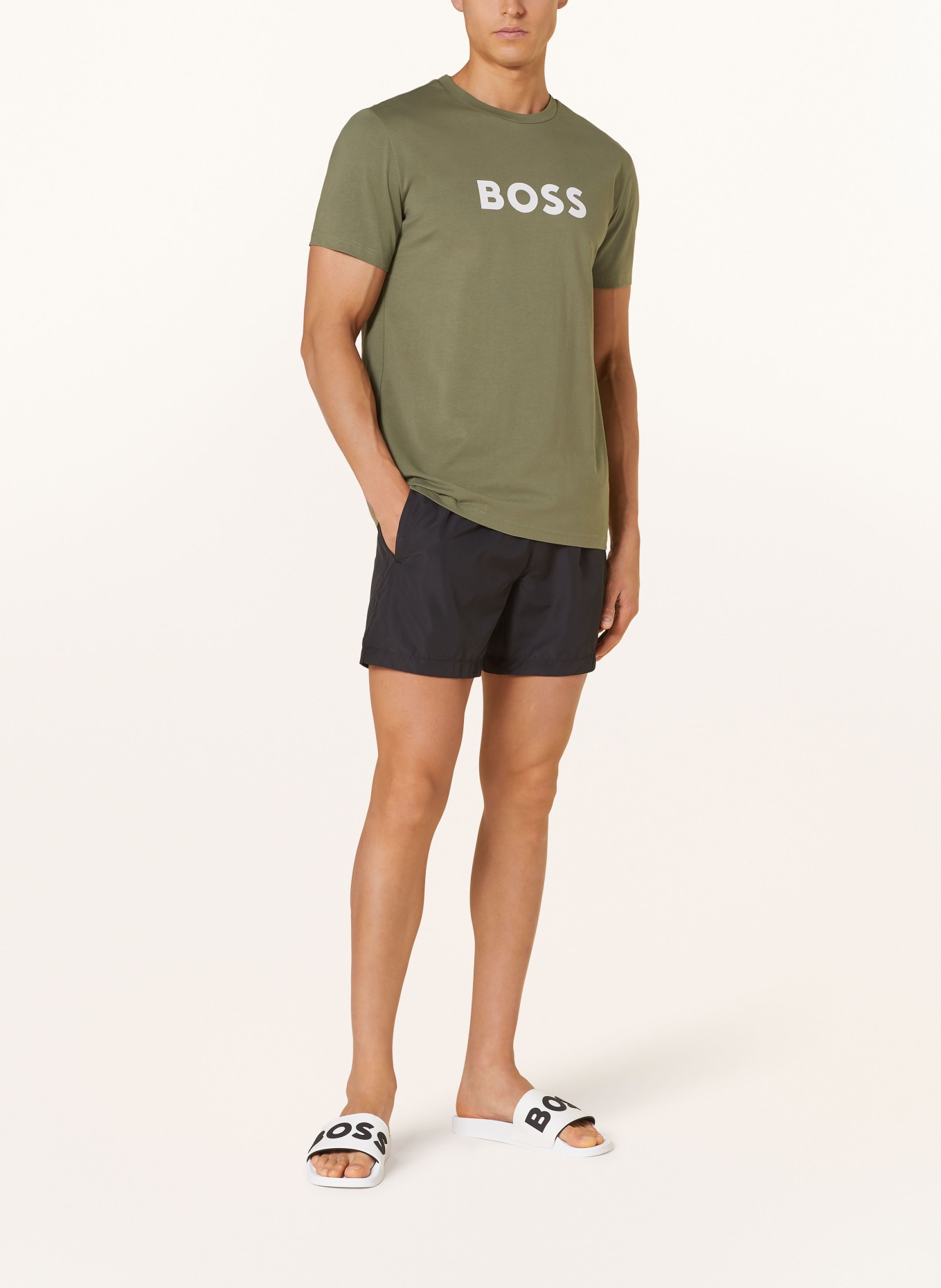 BOSS UV-Shirt mit UV-Schutz 50+, Farbe: OLIV (Bild 2)