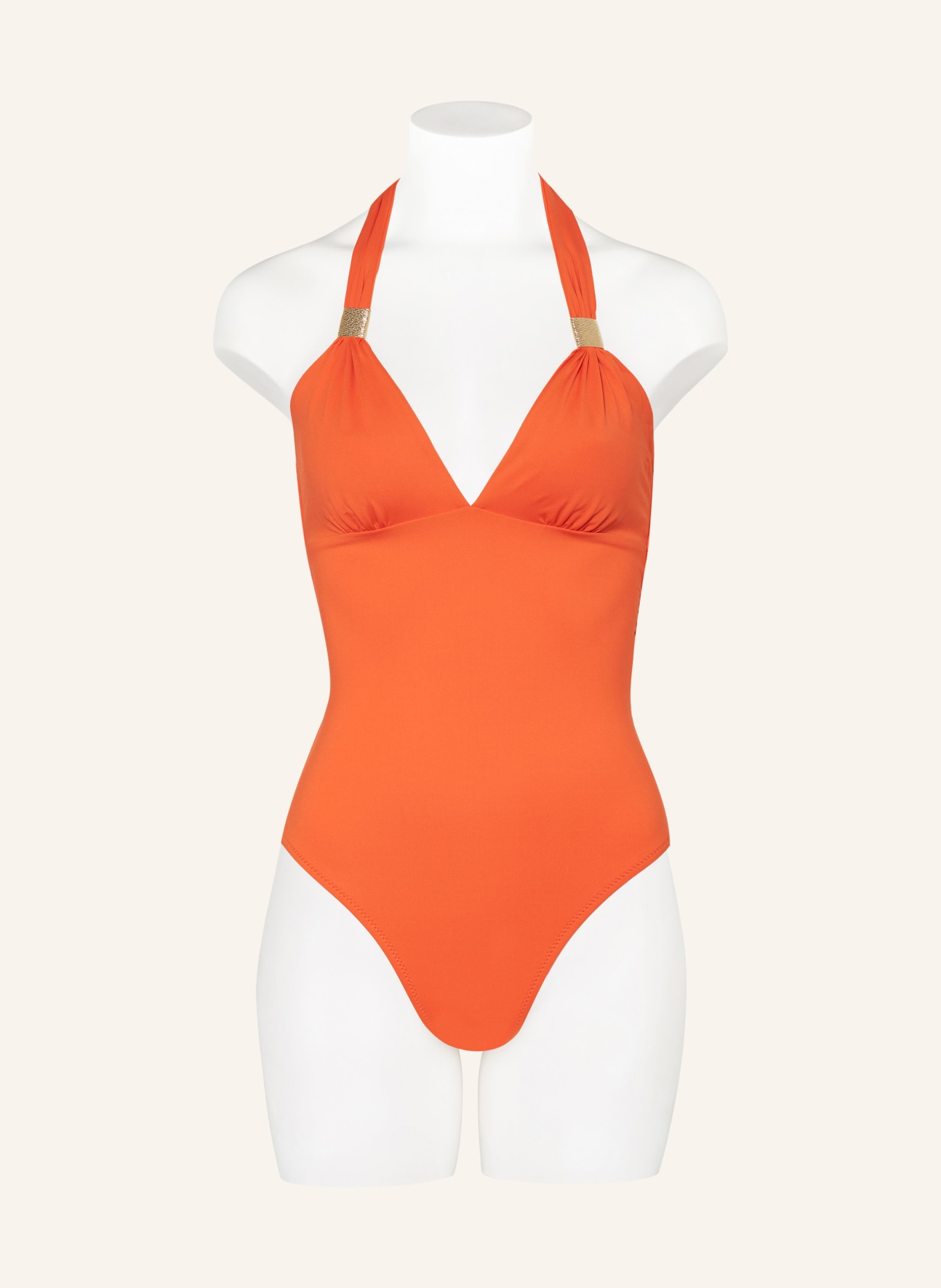 heidi klein Halter neck swimsuit PILANESBERG, Color: ORANGE (Image 2)