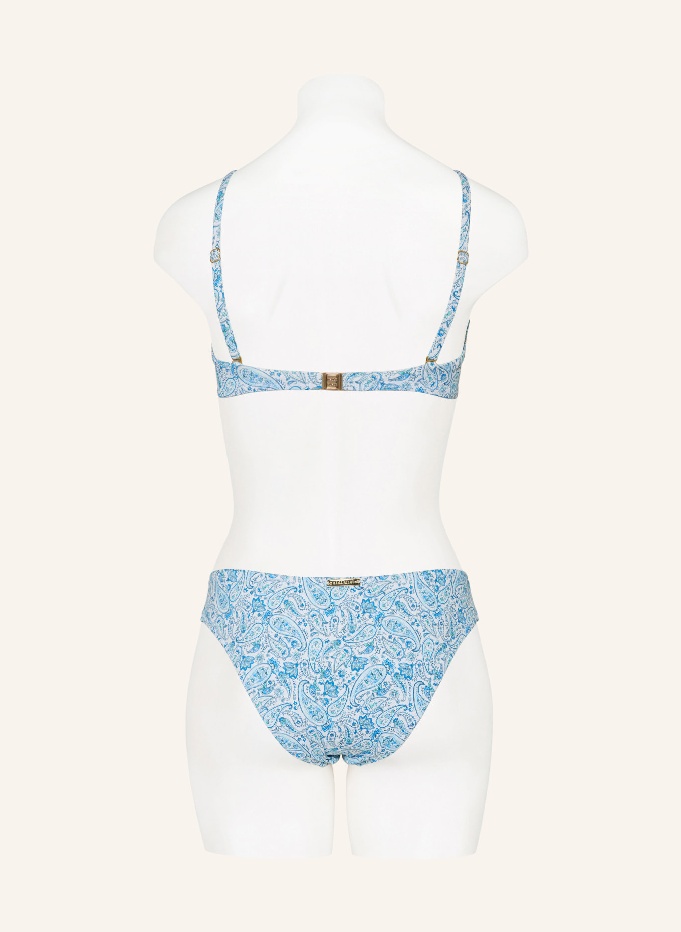 heidi klein Basic bikini bottoms CAMPS BAY BEACH, Color: WHITE/ TURQUOISE/ BLUE (Image 3)