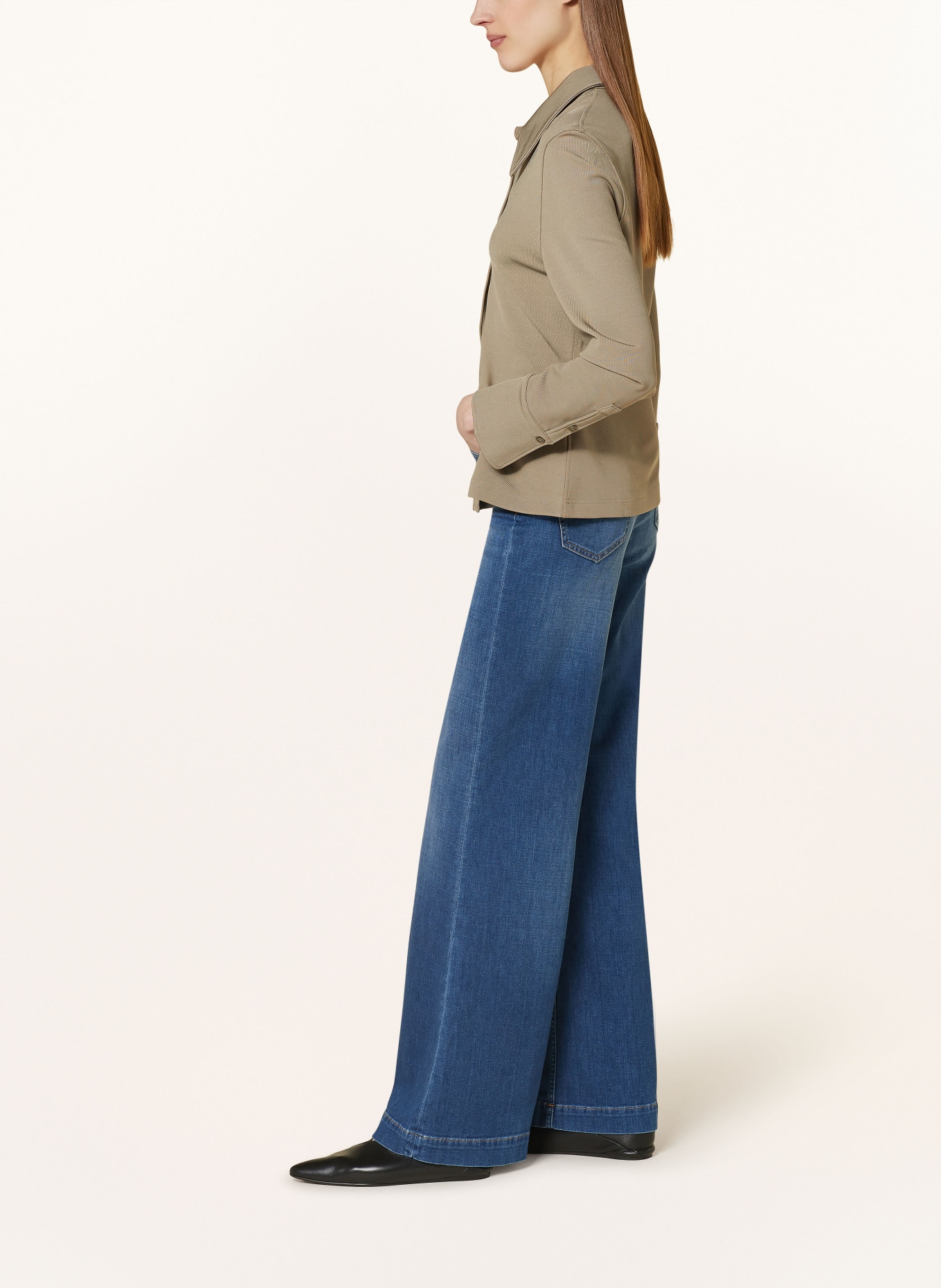 CLOSED Straight Jeans GLOW-UP, Farbe: DBL DARK BLUE (Bild 4)