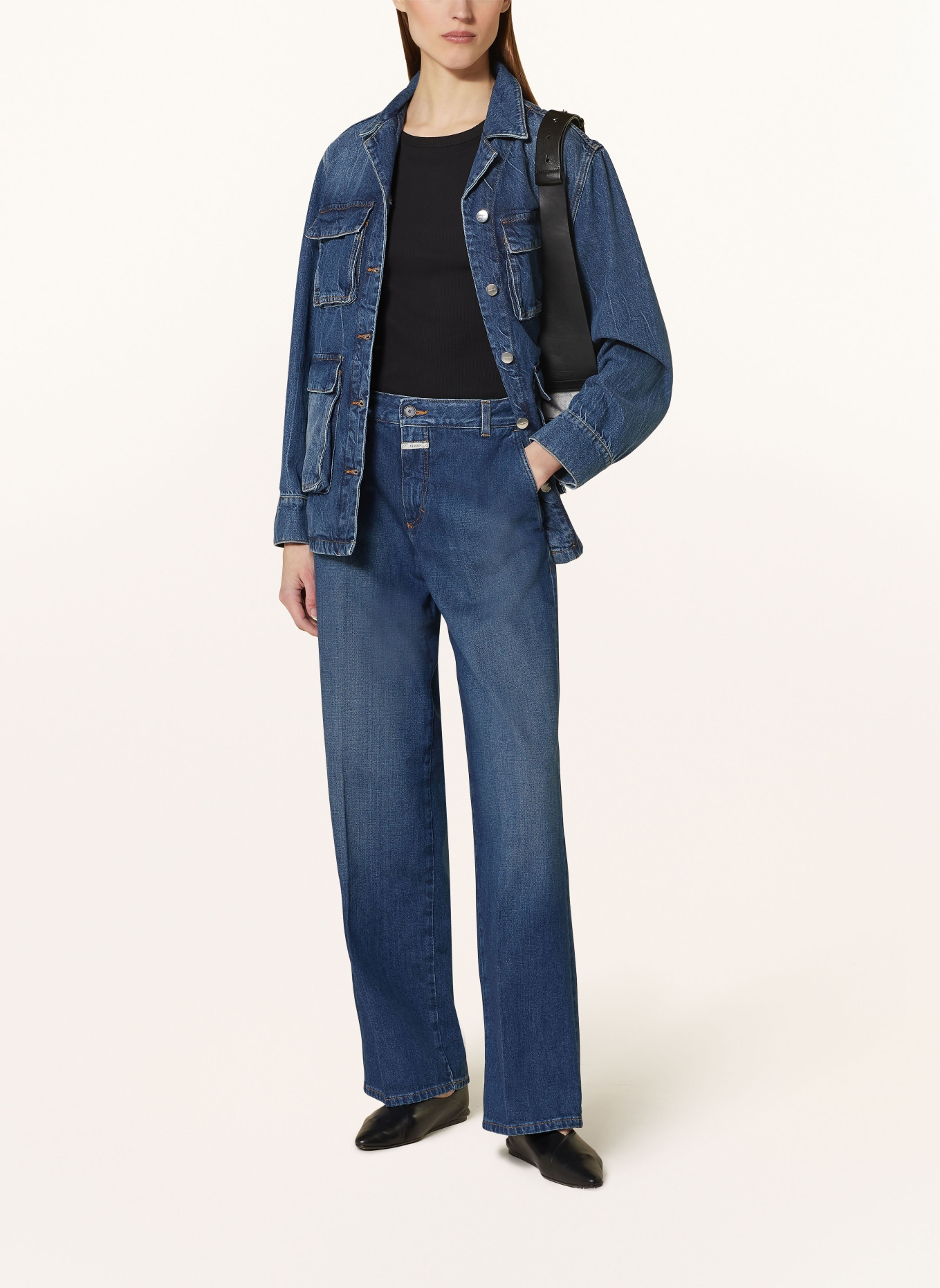 CLOSED Straight Jeans JURDY, Farbe: DBL DARK BLUE (Bild 2)