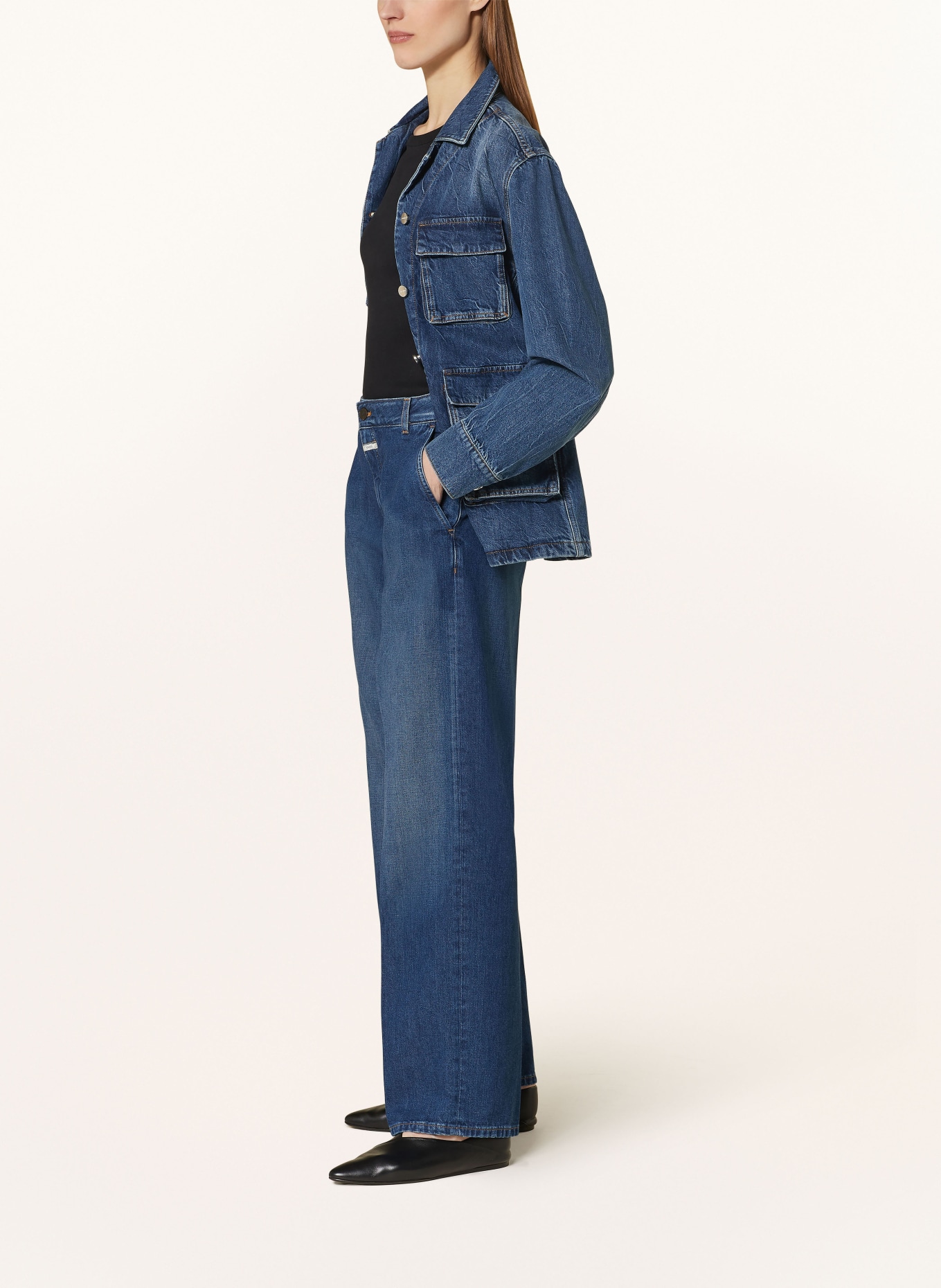 CLOSED Straight Jeans JURDY, Farbe: DBL DARK BLUE (Bild 4)