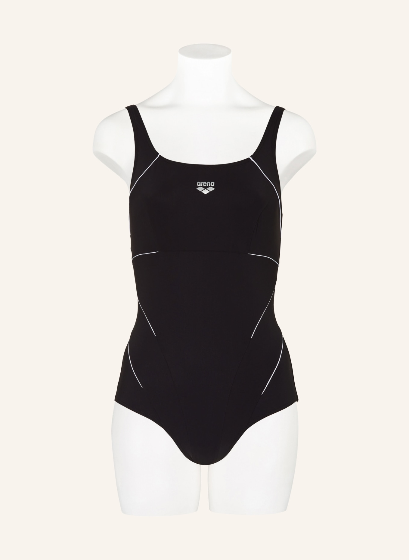 arena Shaping swimsuit JEWEL with UV protection, Color: BLACK (Image 2)