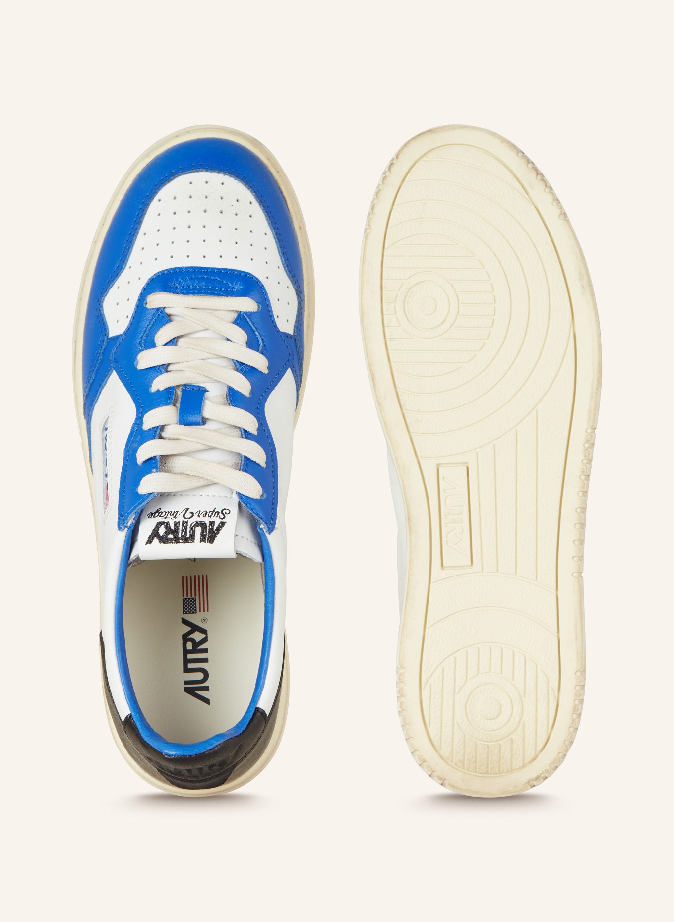 AUTRY Sneakers, Color: WHITE/ BLUE (Image 5)