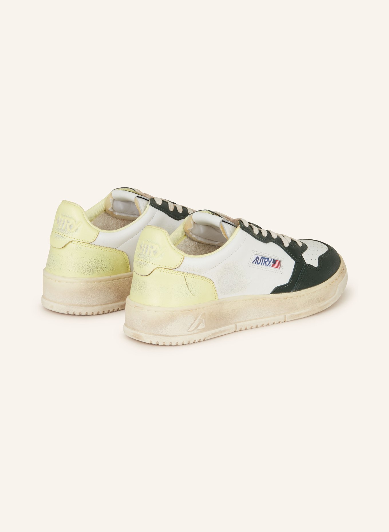 AUTRY Sneakers, Color: WHITE/ GREEN (Image 2)
