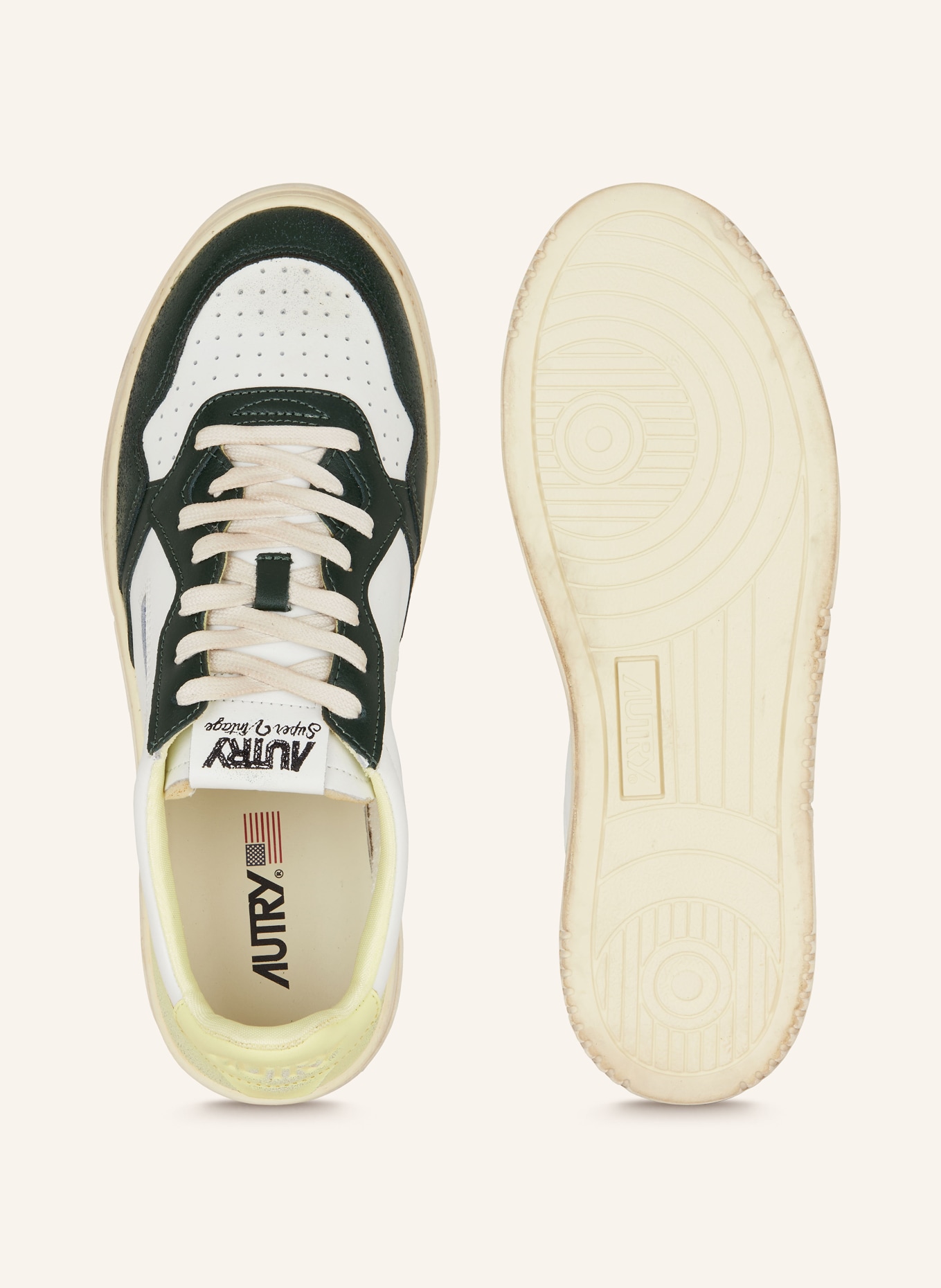 AUTRY Sneakers, Color: WHITE/ GREEN (Image 5)