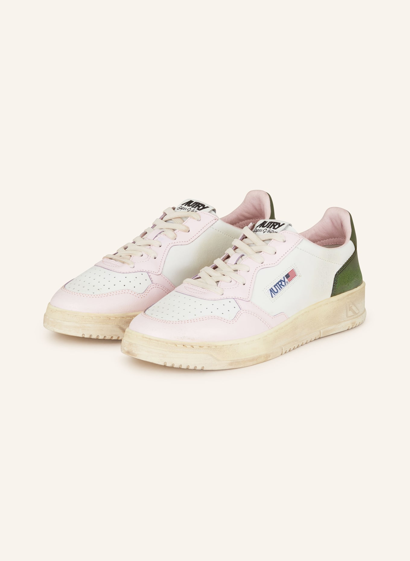 AUTRY Sneakers, Color: WHITE/ PINK (Image 1)