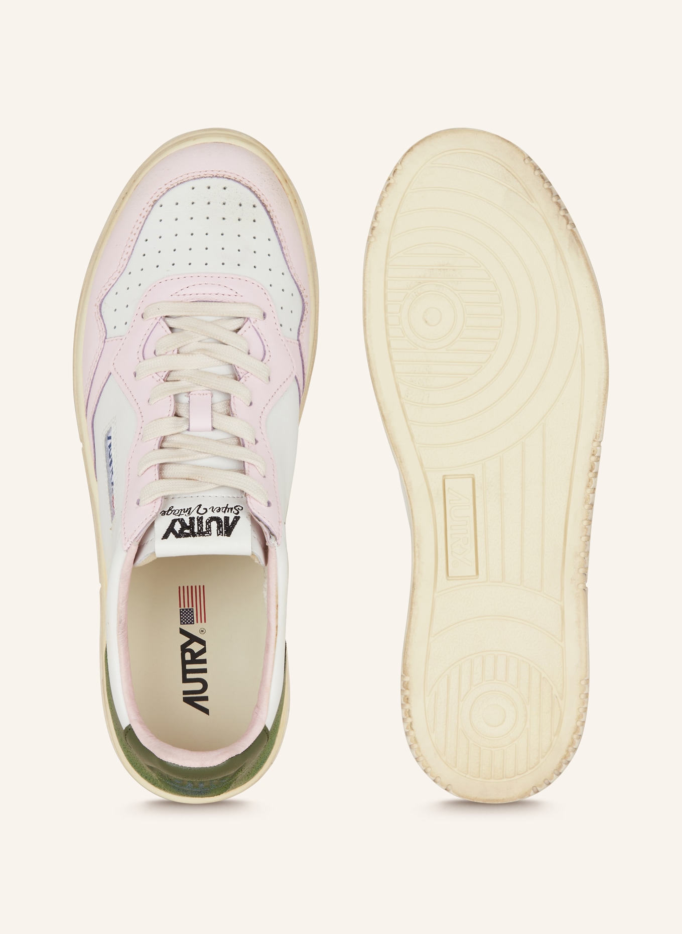 AUTRY Sneakers, Color: WHITE/ PINK (Image 5)