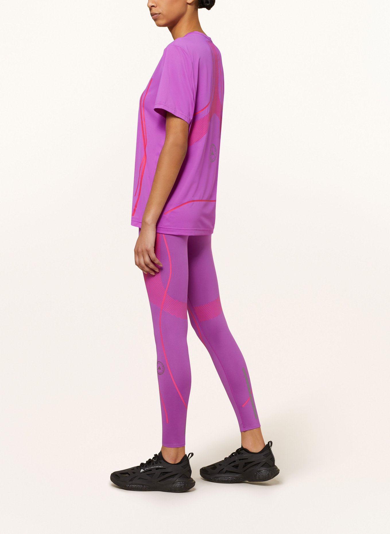 adidas by Stella McCartney Leggings TRUEPACE, Color: PURPLE/ PINK (Image 4)