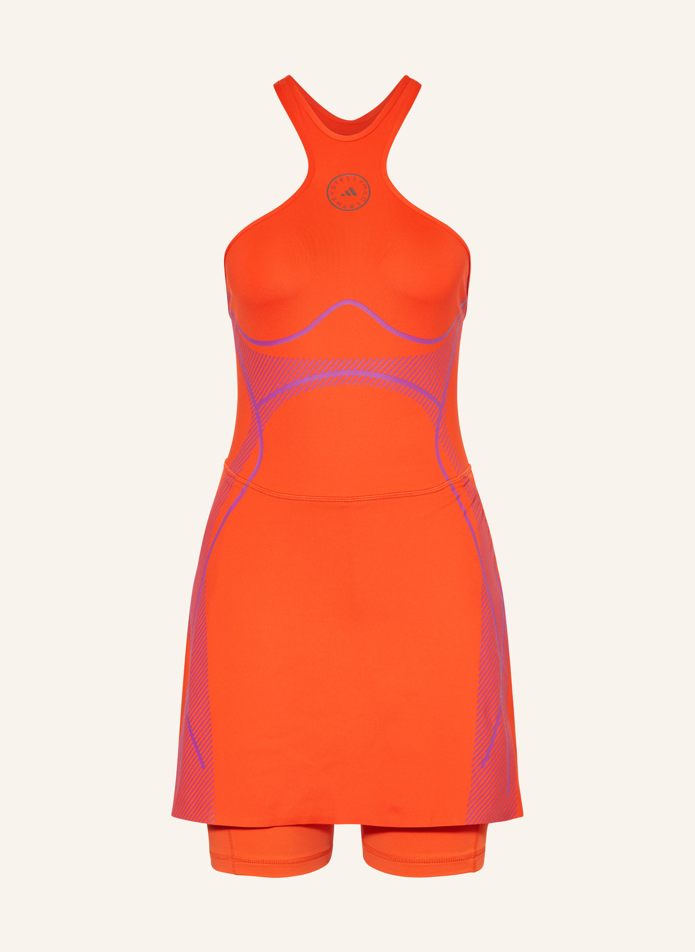 adidas by Stella McCartney Sukienka do biegania TRUEPACE, Kolor: POMARAŃCZOWY/ LILA (Obrazek 1)
