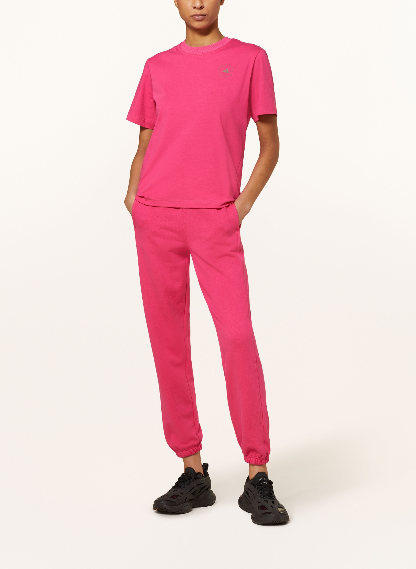 adidas by Stella McCartney T-shirt, Kolor: MOCNORÓŻOWY (Obrazek 2)