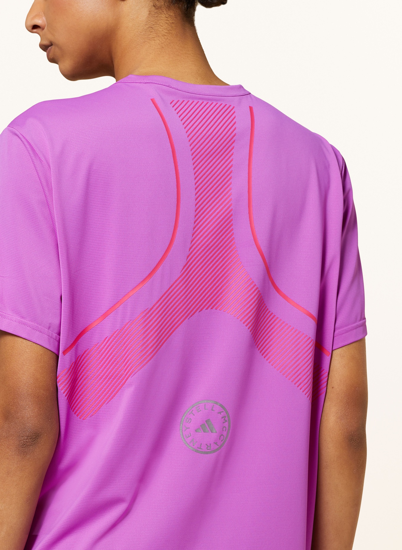 adidas by Stella McCartney T-shirt TRUEPACE, Color: PURPLE/ PINK (Image 4)