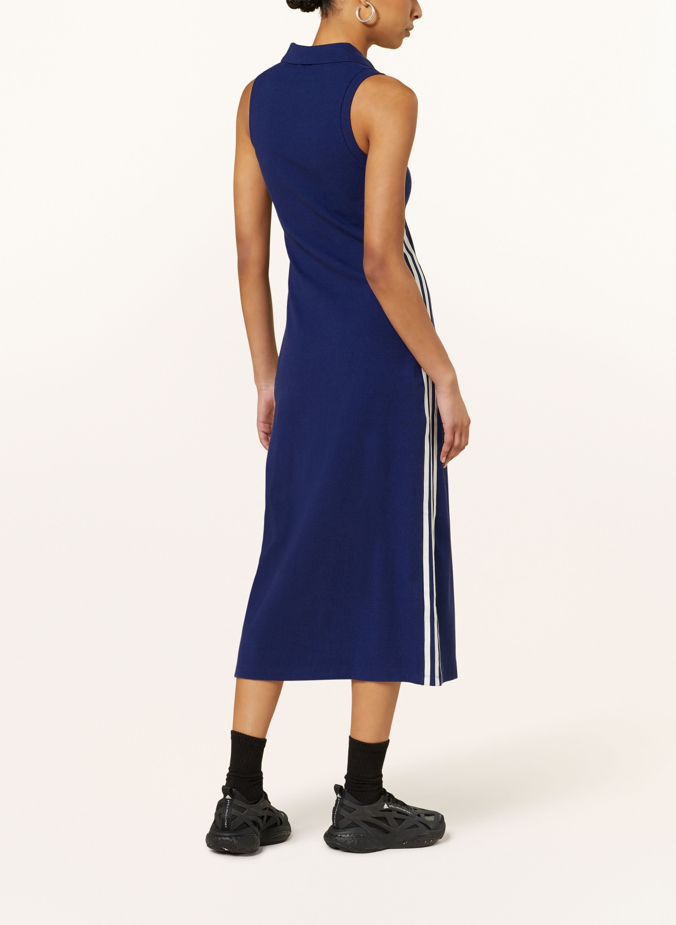 adidas Originals Jersey polo dress PREMIUM ORIGINALS, Color: DARK BLUE (Image 3)