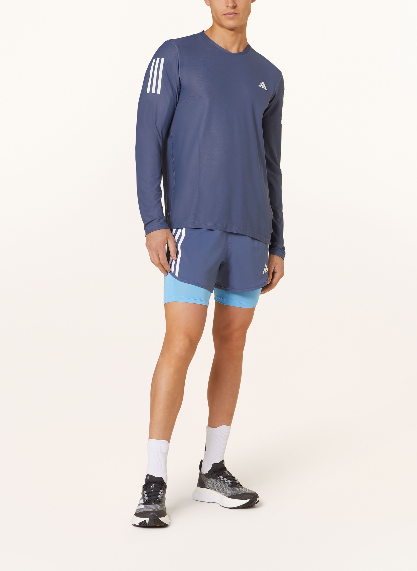 adidas Koszulka do biegania OWN THE RUN, Kolor: SZARONIEBIESKI (Obrazek 2)