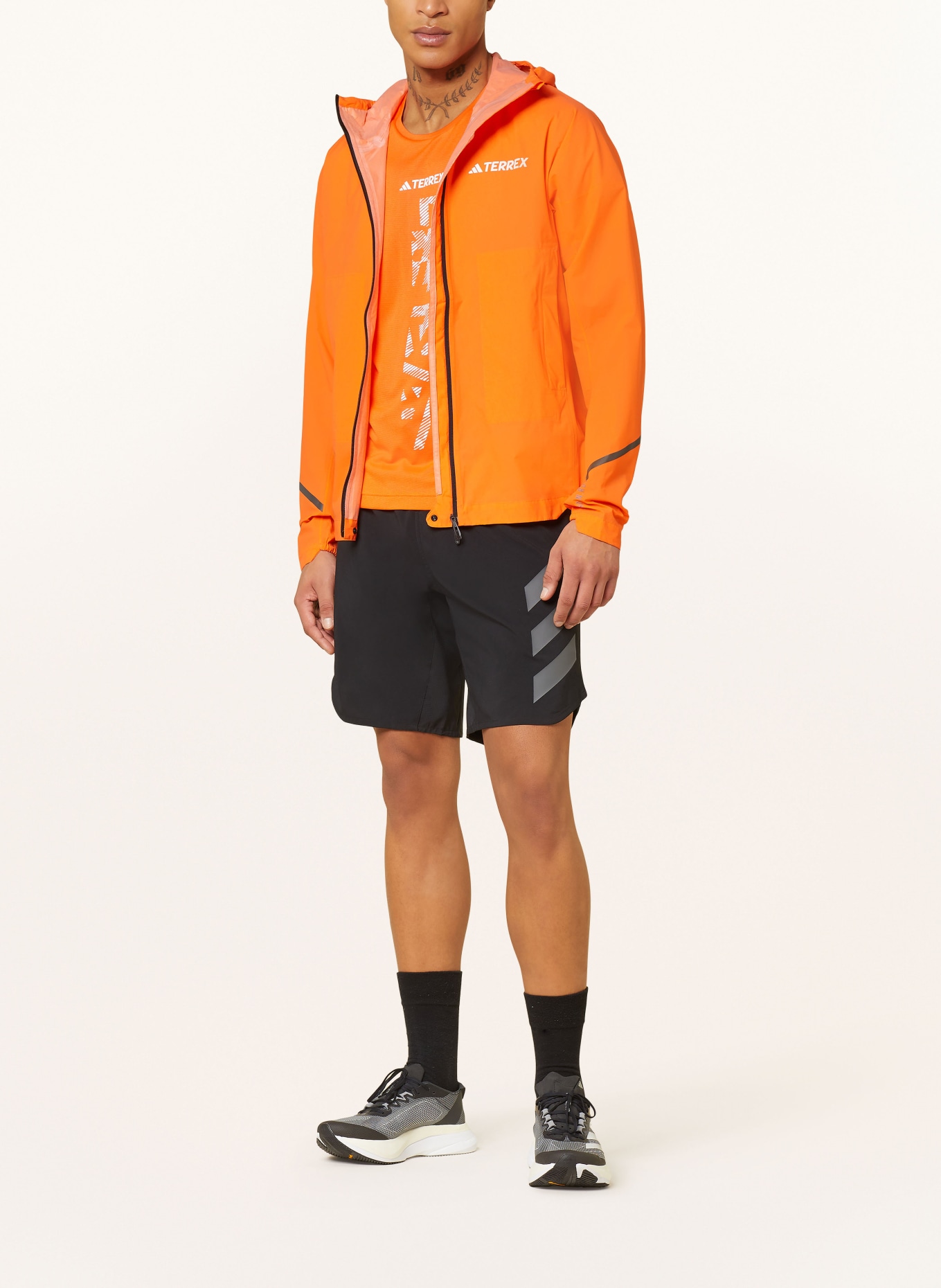 adidas Running jacket TERREX XPERIOR, Color: ORANGE (Image 2)