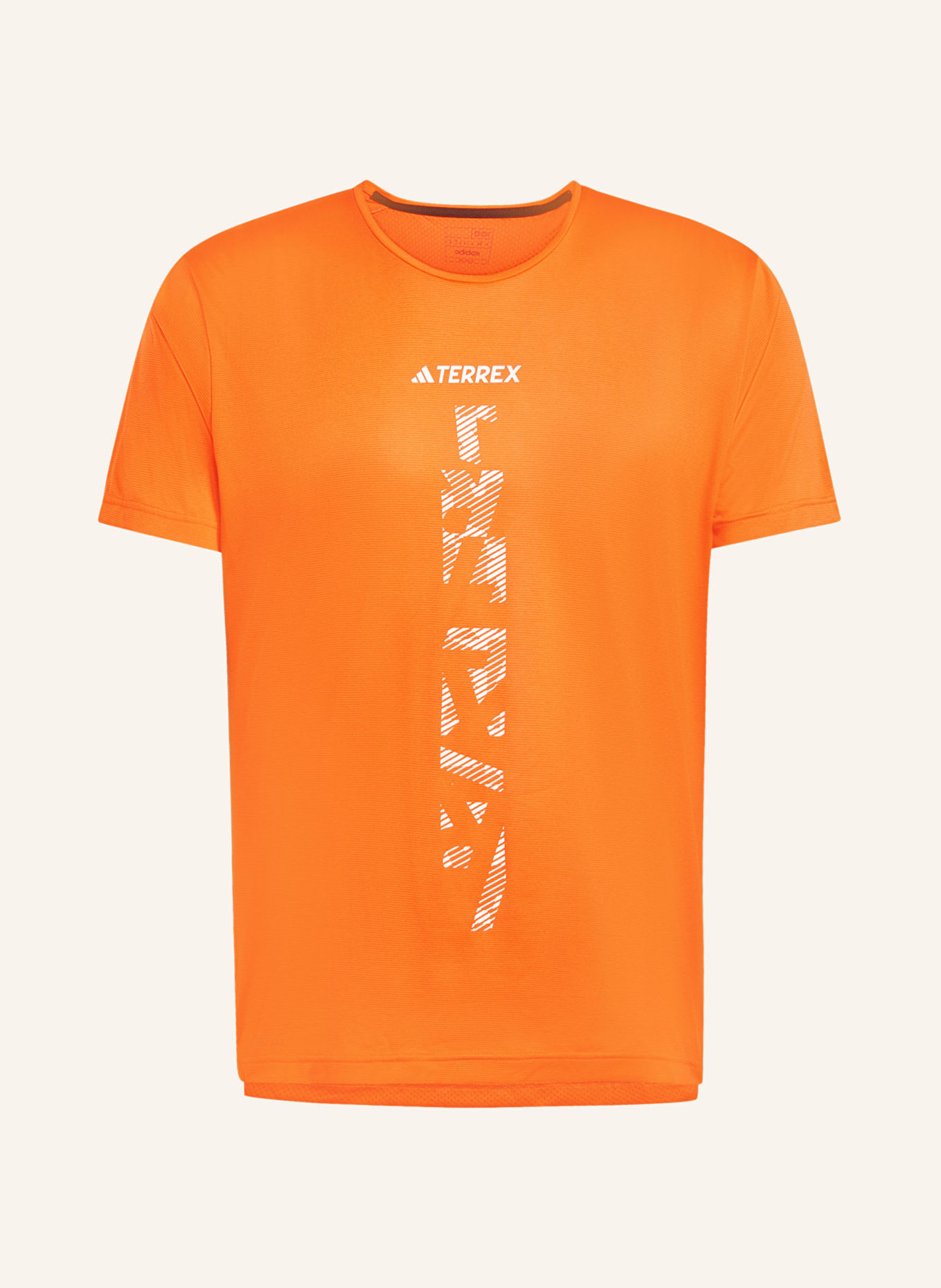 adidas Running shirt AGRAVIC TRAIL, Color: ORANGE/ WHITE (Image 1)