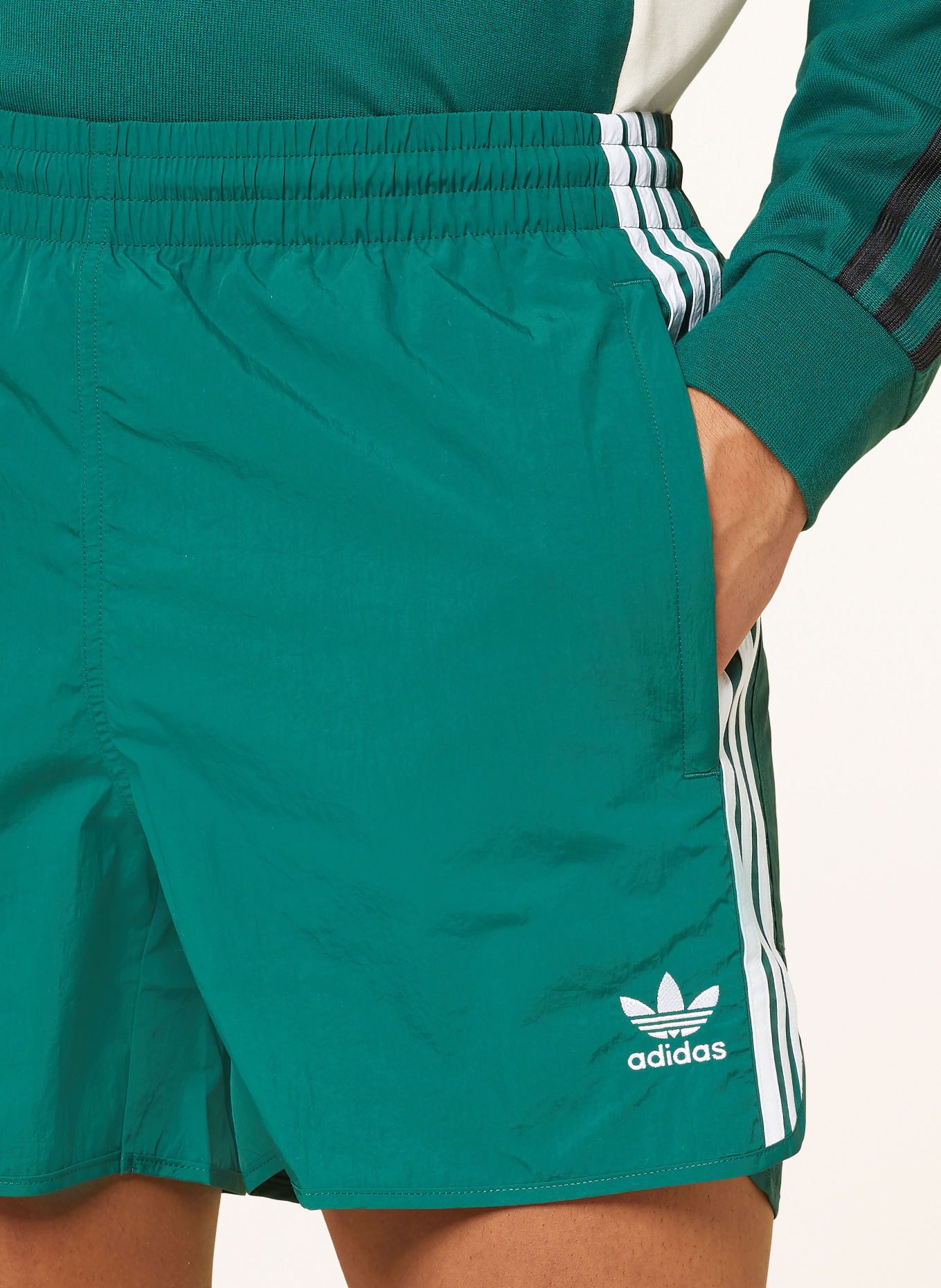 adidas Originals Shorts SPRINTER, Color: DARK GREEN (Image 5)