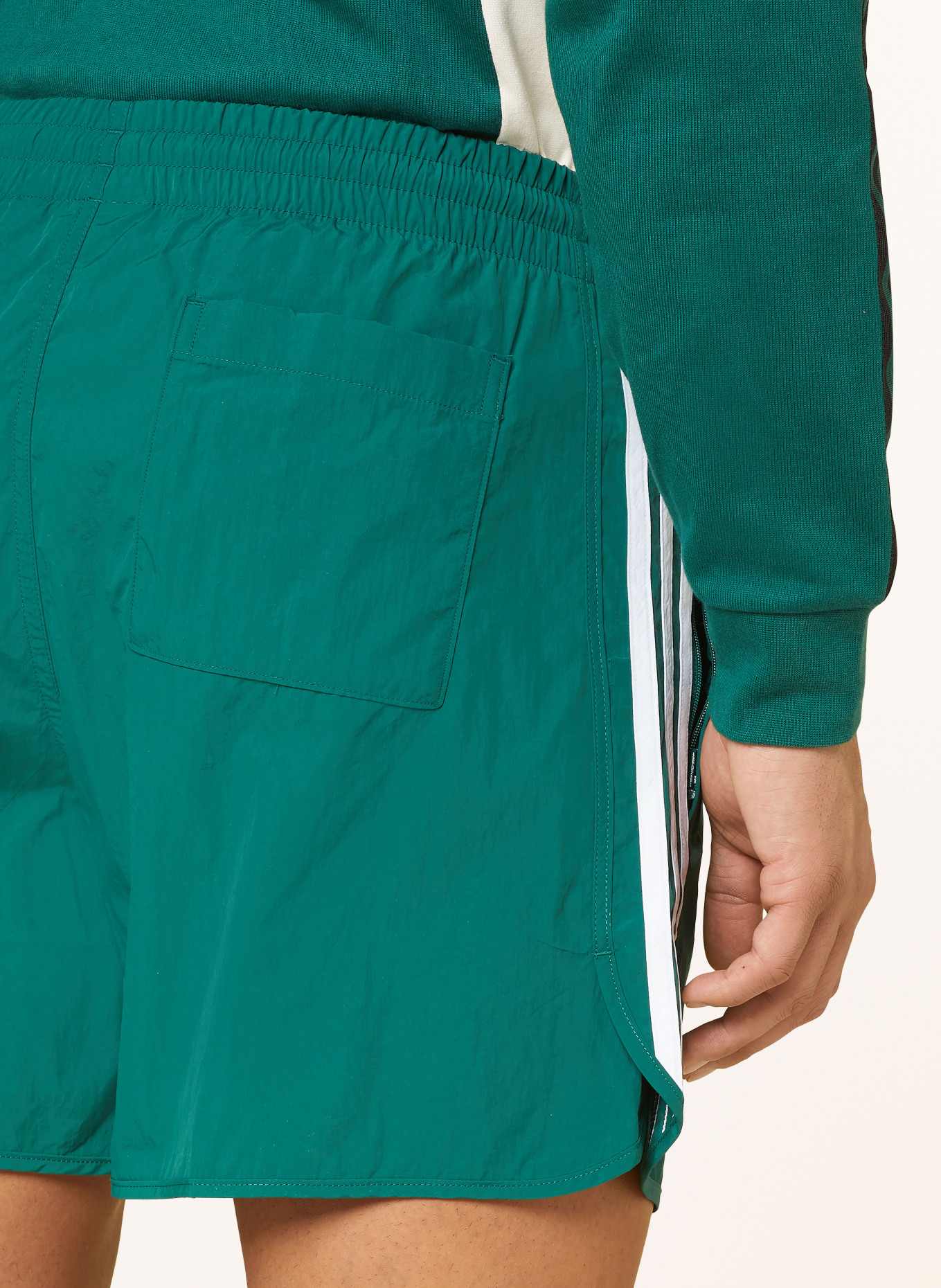 adidas Originals Shorts SPRINTER, Color: DARK GREEN (Image 6)