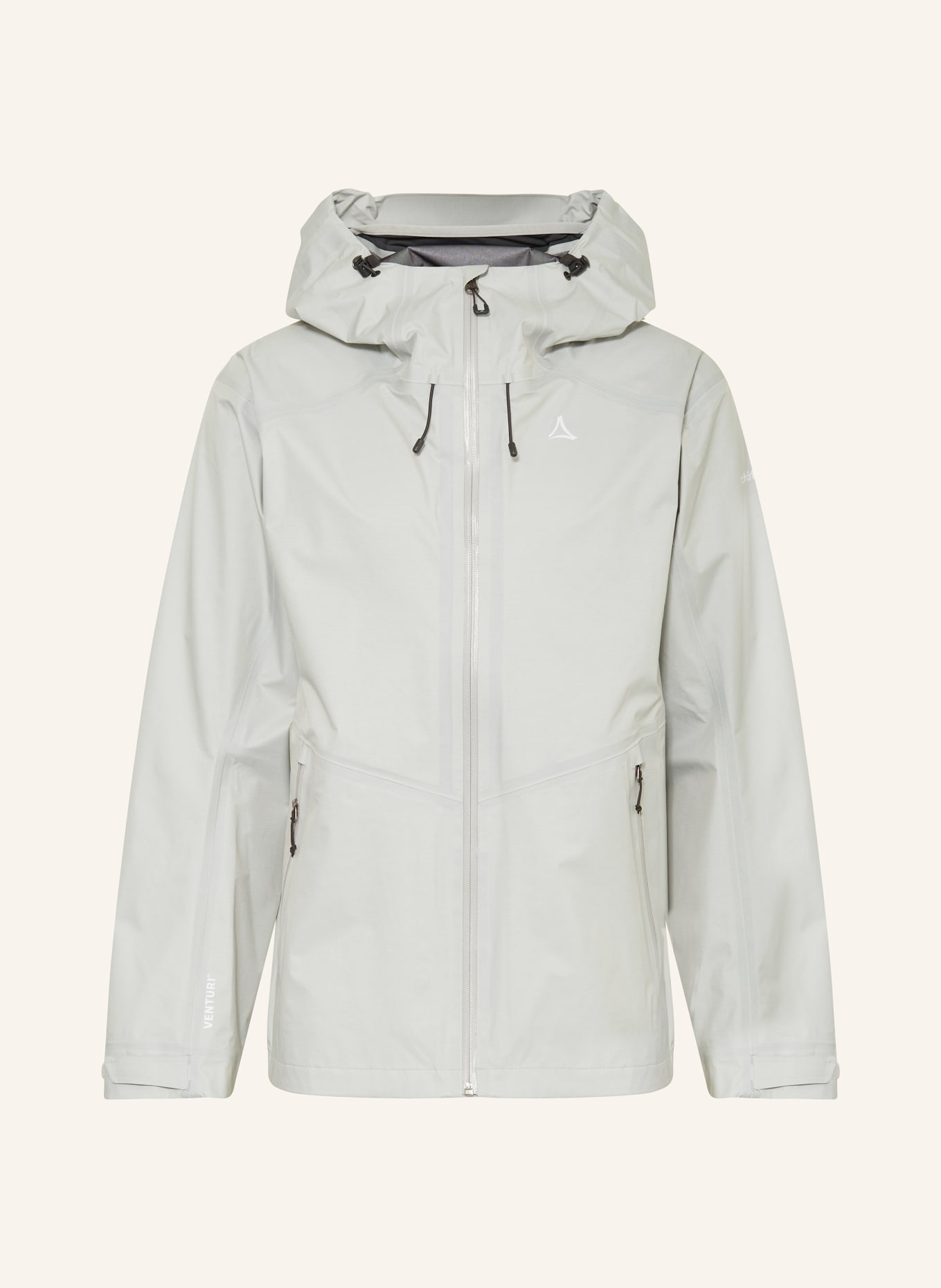 Schöffel Hardshell jacket 3L BEGORO, Color: LIGHT GRAY (Image 1)