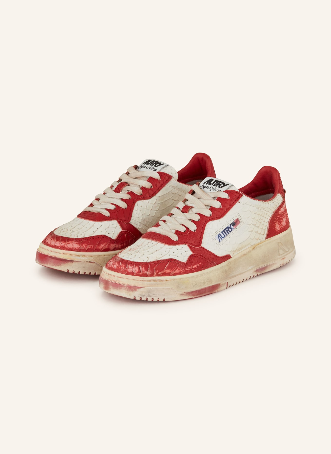 AUTRY Sneakers AUTRY SUPER VINTAGE, Color: RED/ WHITE (Image 1)