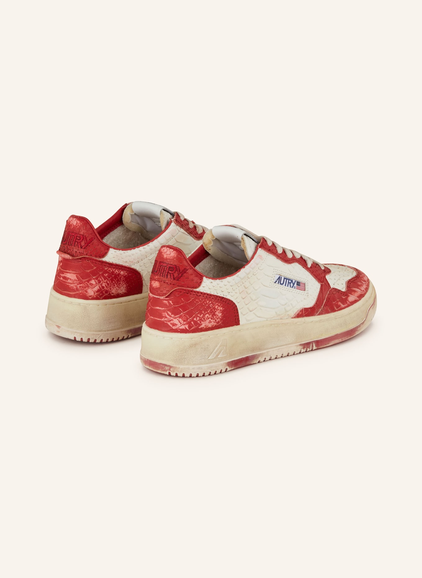 AUTRY Sneakers AUTRY SUPER VINTAGE, Color: RED/ WHITE (Image 2)